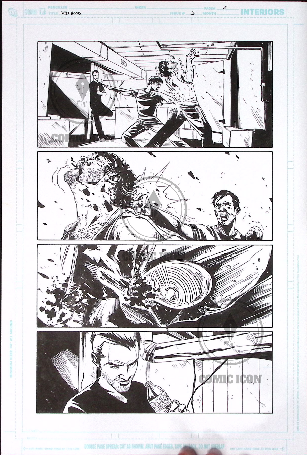 Red Hood - Issue 3 - Page 3 — Jeremy Haun Original Art