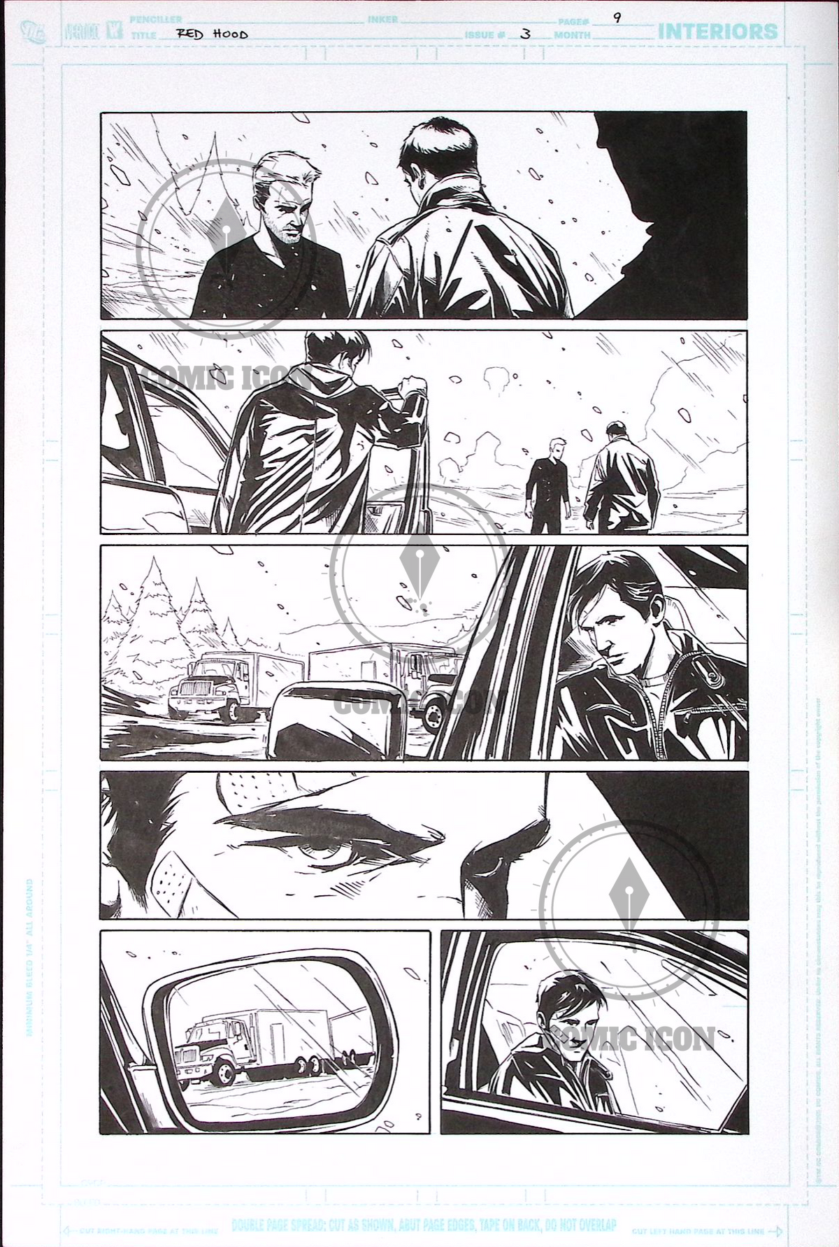 Red Hood - Issue 3 - Page 9 — Jeremy Haun Original Art