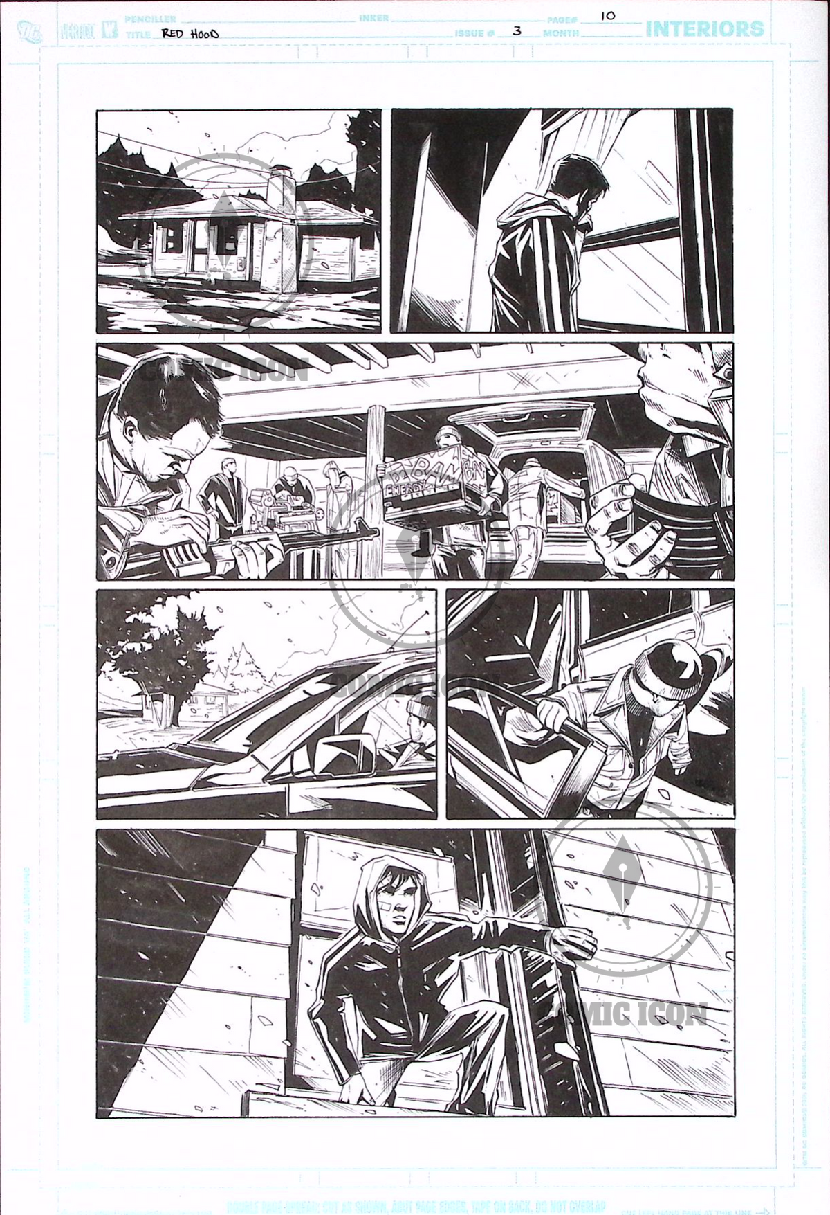 Red Hood - Issue 3 - Page 10 — Jeremy Haun Original Art