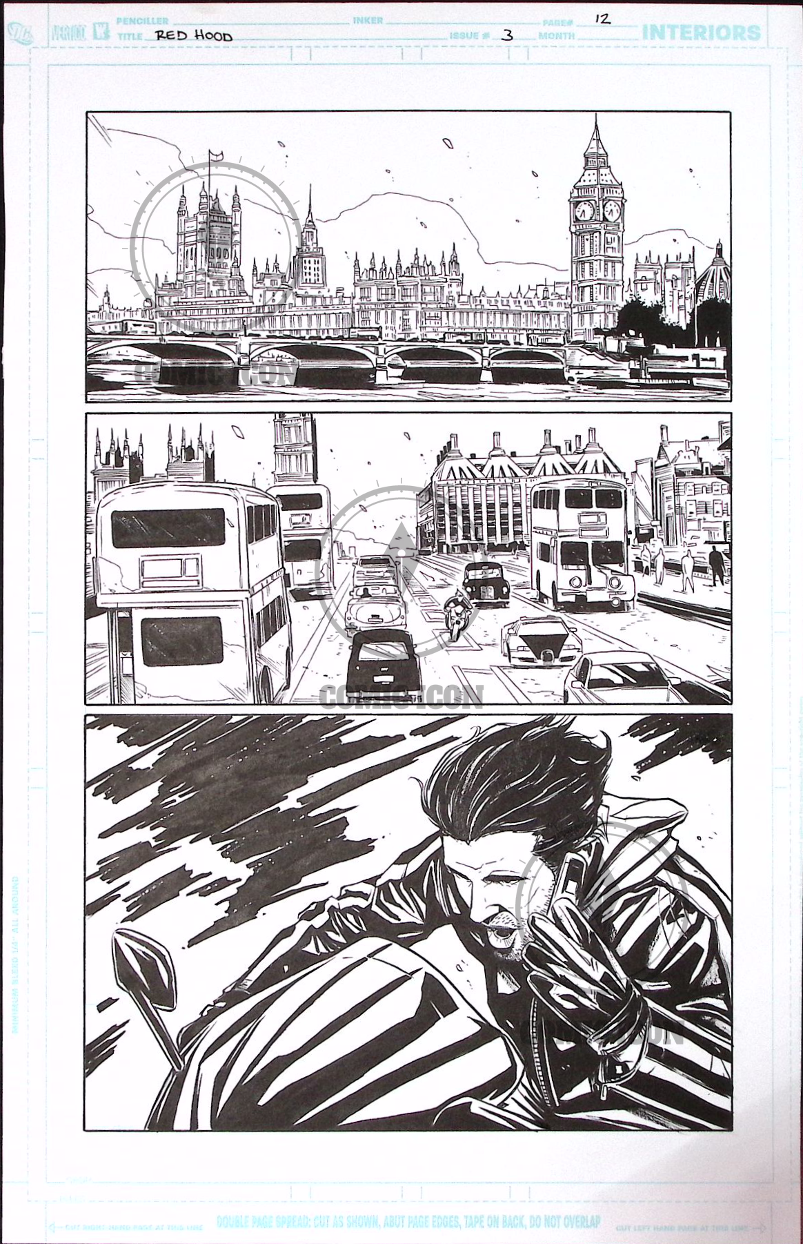 Red Hood - Issue 3 - Page 12 — Jeremy Haun Original Art