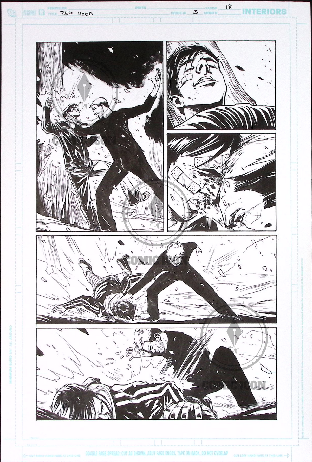 Red Hood - Issue 3 - Page 18 — Jeremy Haun Original Art