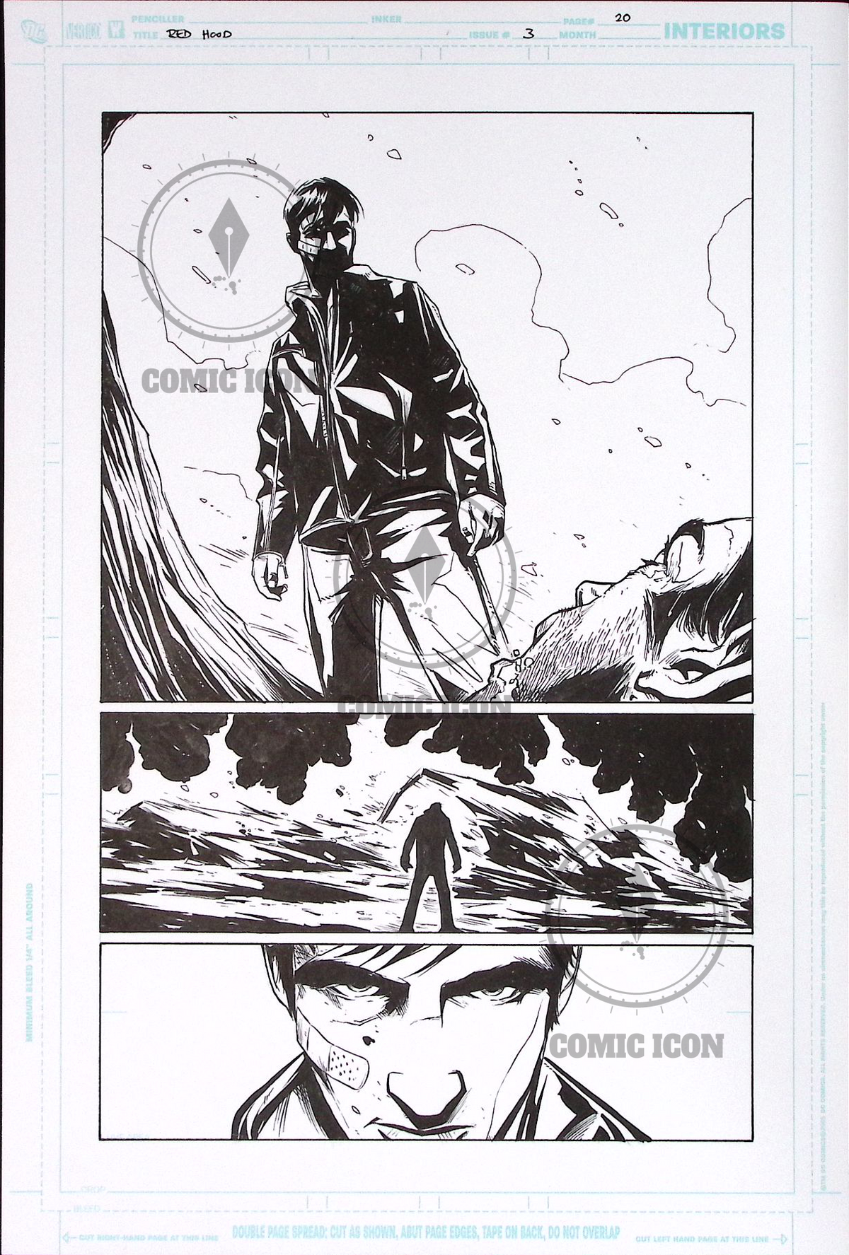 Red Hood - Issue 3 - Page 20 — Jeremy Haun Original Art