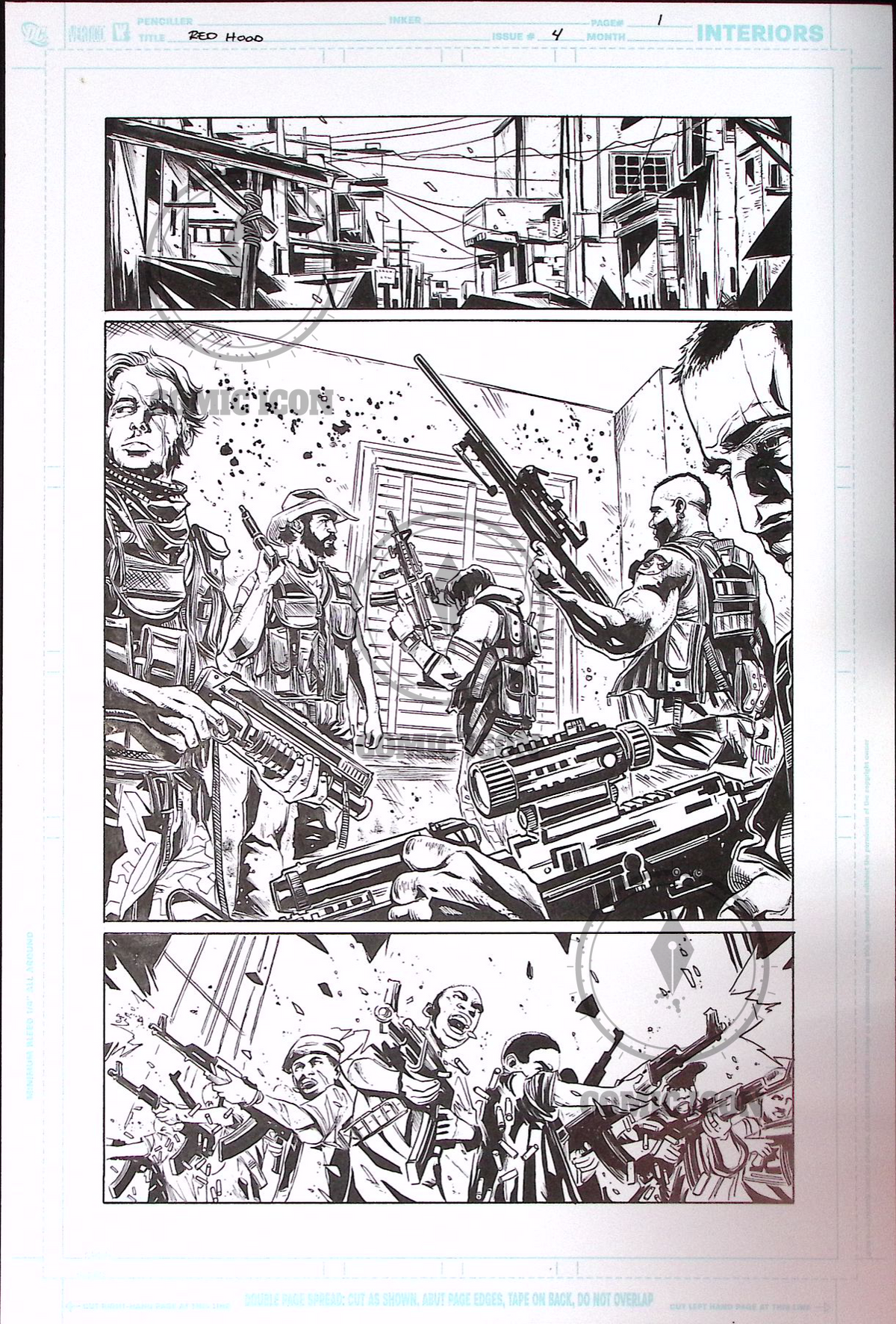 Red Hood - Issue 4 - Page 1 — Jeremy Haun Original Art