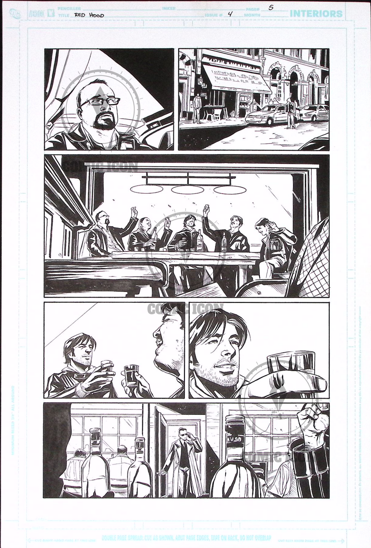 Red Hood - Issue 4 - Page 5 — Jeremy Haun Original Art