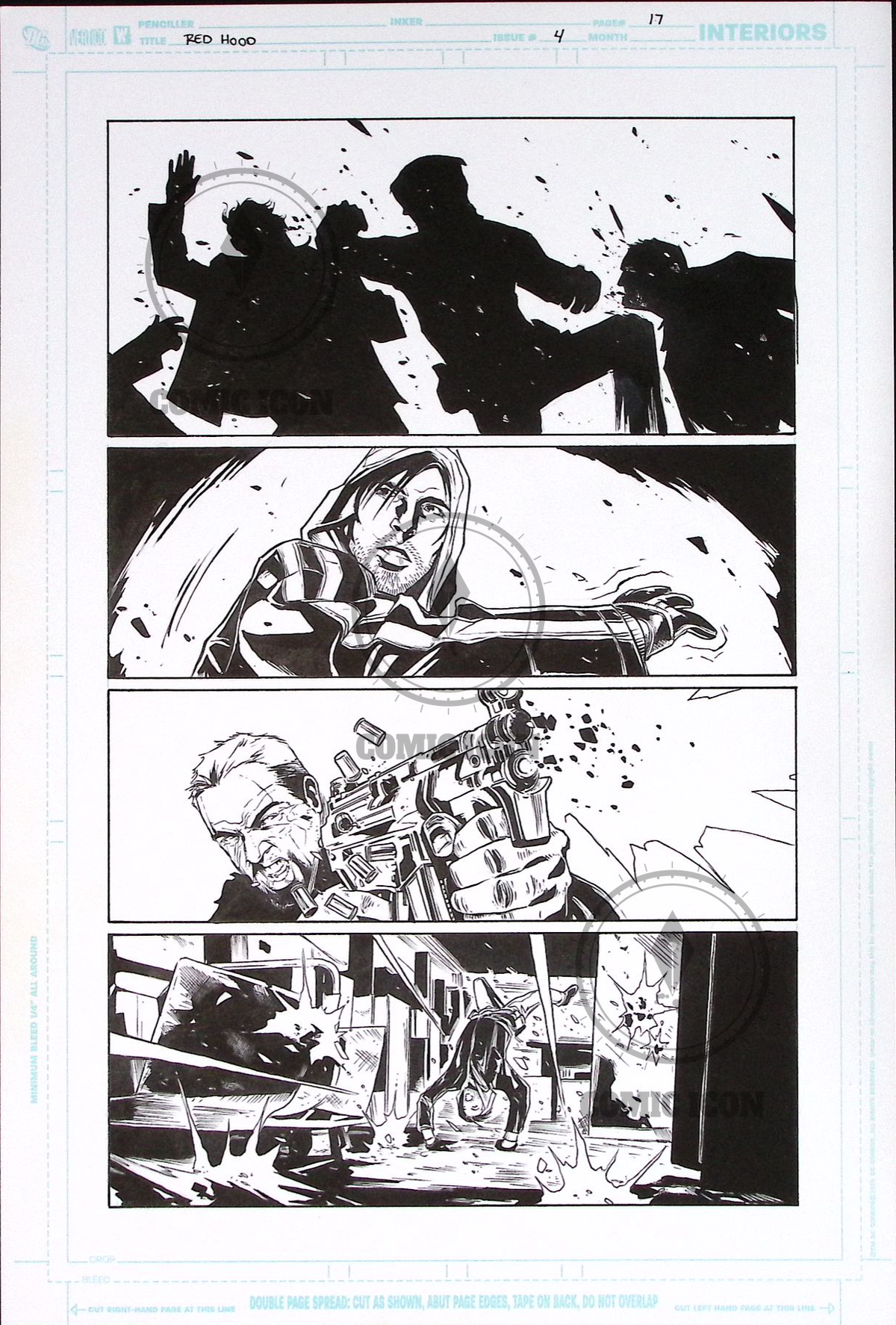 Red Hood - Issue 4 - Page 17 — Jeremy Haun Original Art