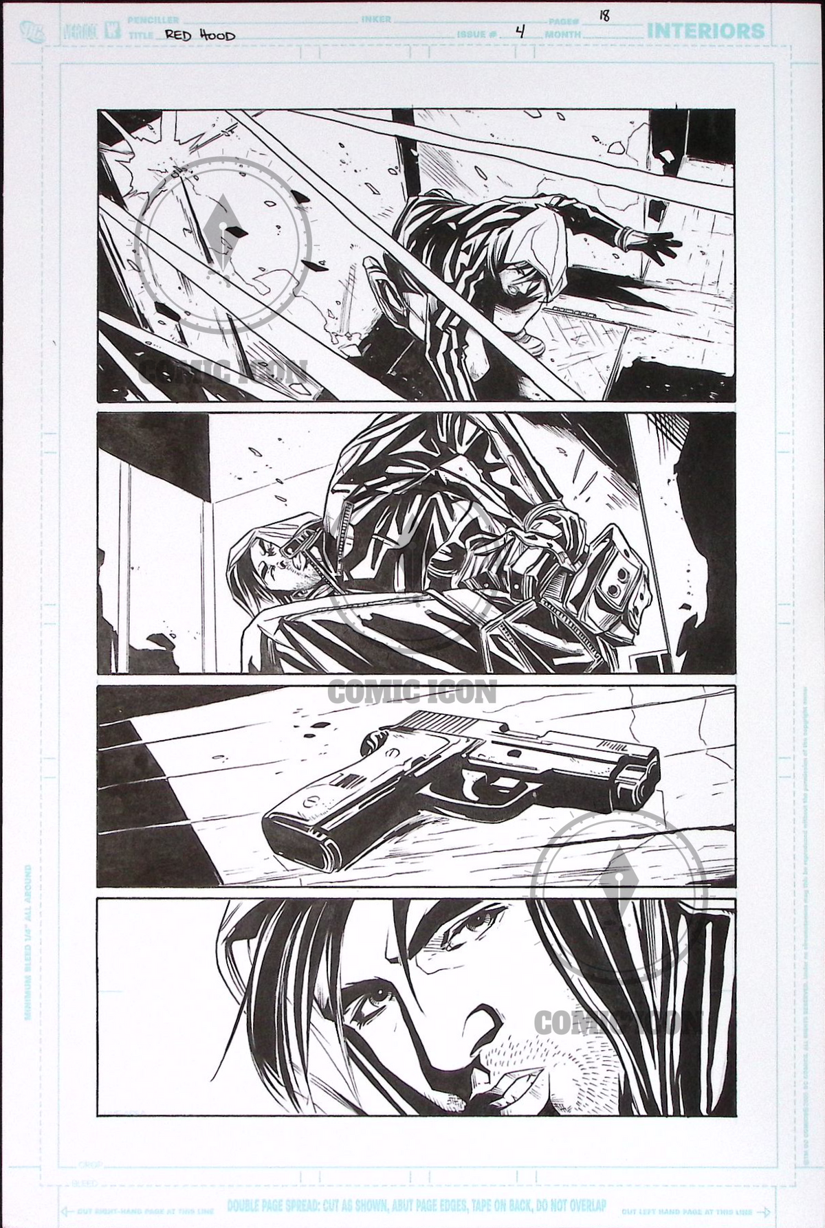 Red Hood - Issue 4 - Page 18 — Jeremy Haun Original Art