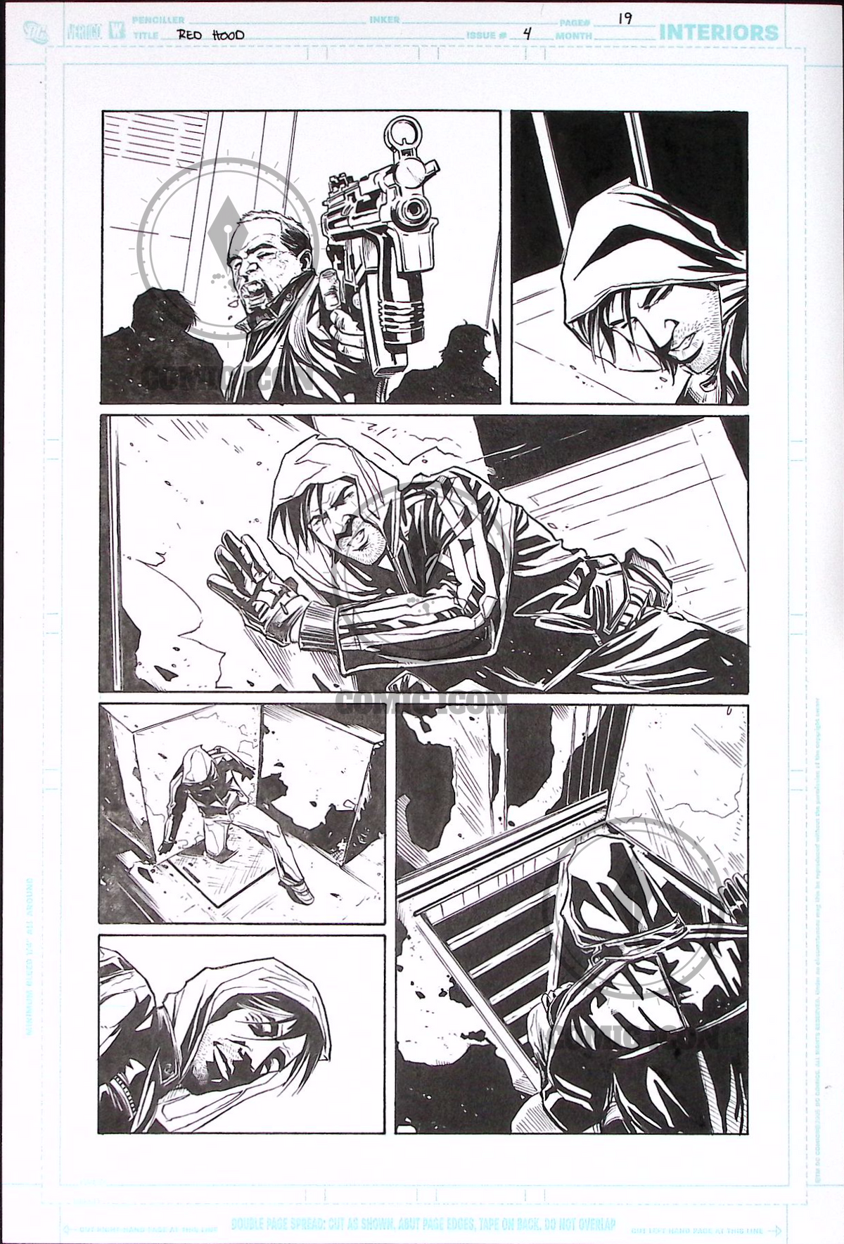 Red Hood - Issue 4 - Page 19 — Jeremy Haun Original Art