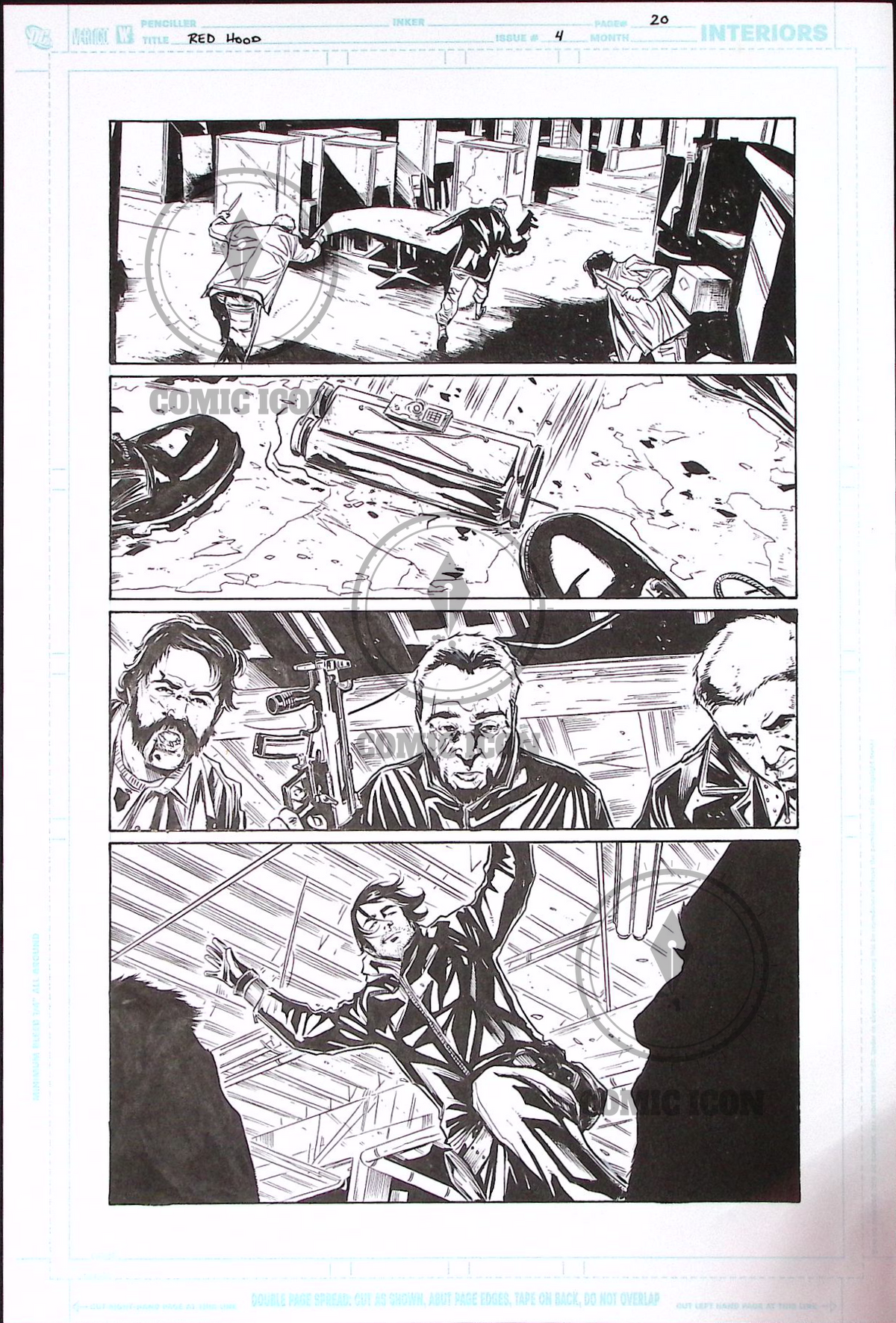 Red Hood - Issue 4 - Page 20 — Jeremy Haun Original Art