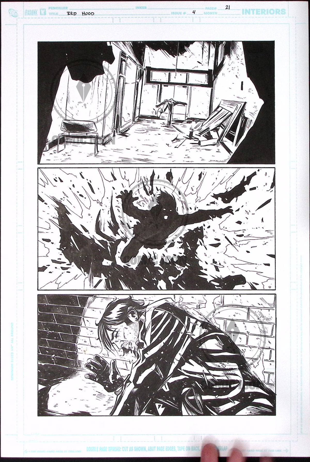 Red Hood - Issue 4 - Page 21 — Jeremy Haun Original Art
