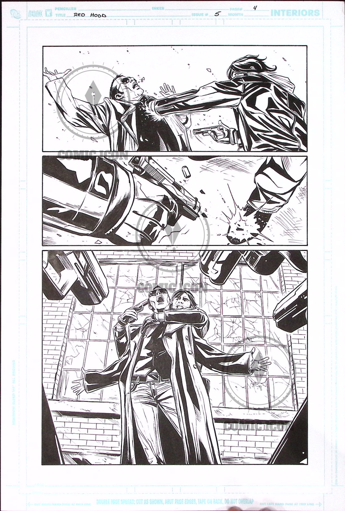 Red Hood - Issue 5 - Page 4 — Jeremy Haun Original Art