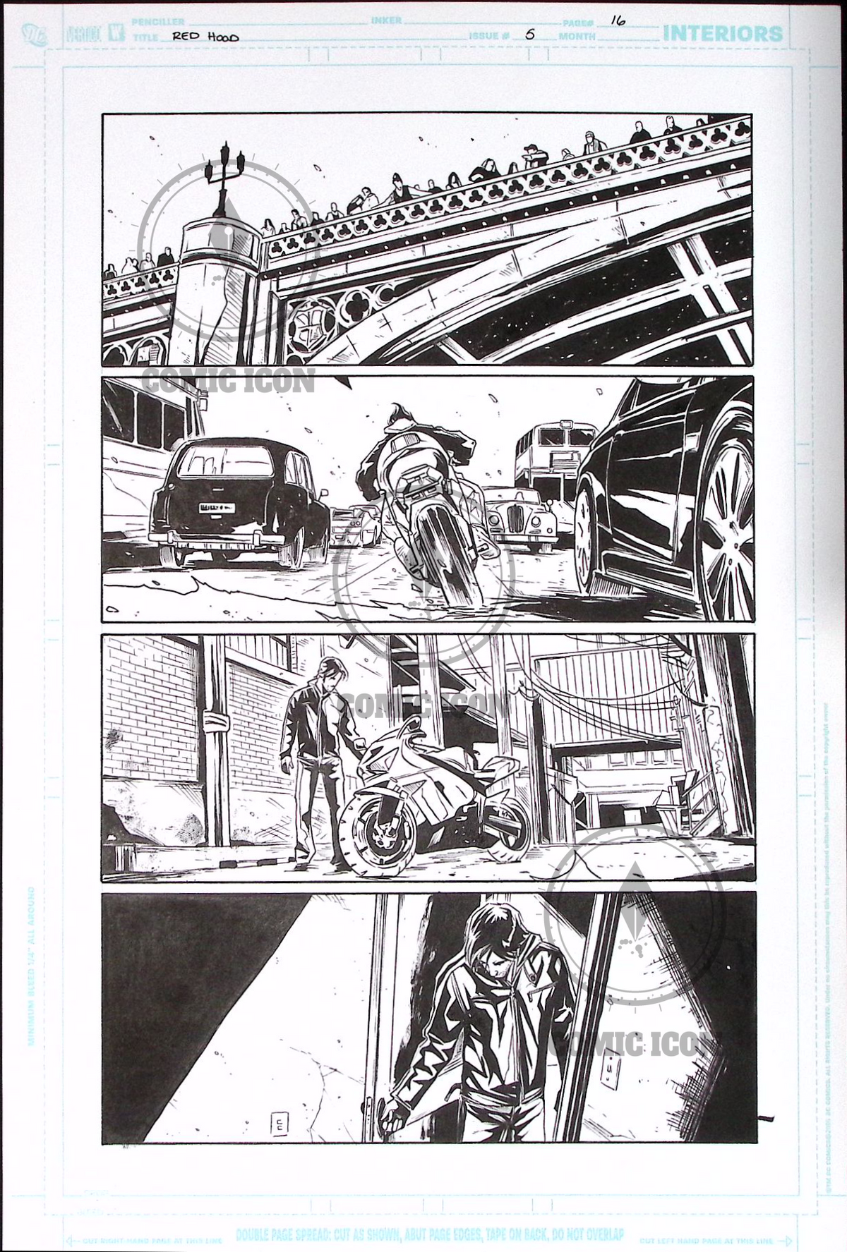 Red Hood - Issue 5 - Page 16 — Jeremy Haun Original Art