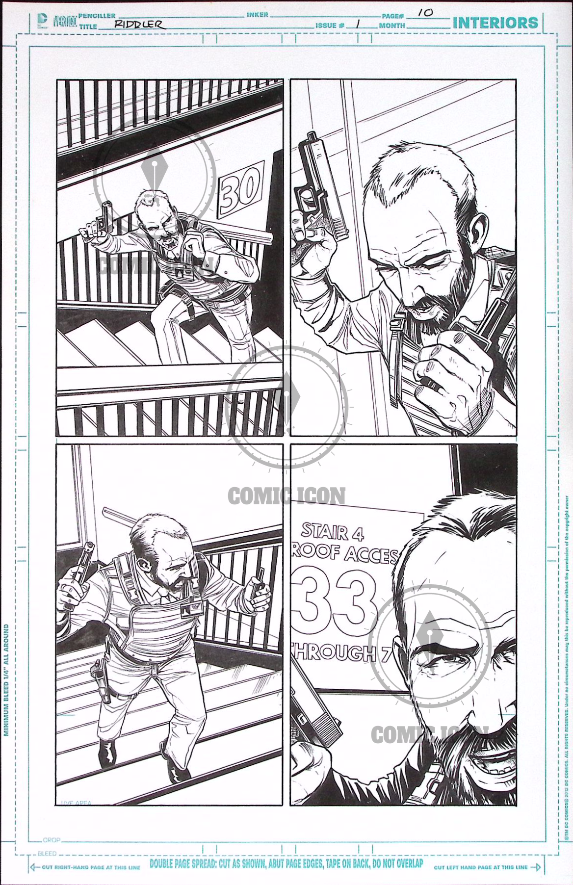 Riddler - Issue 1 - Page 10 — Jeremy Haun Original Art