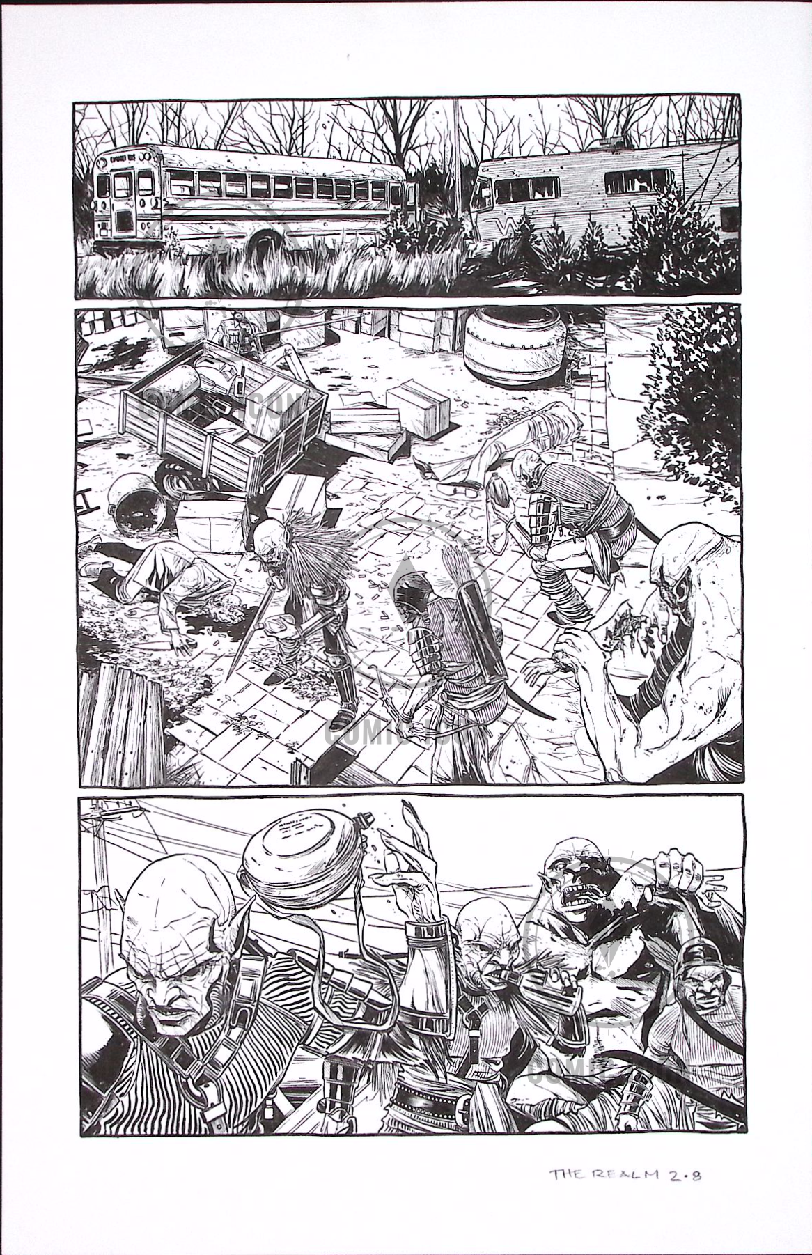 The Realm #2 — Page 8 — Jeremy Haun Original Art