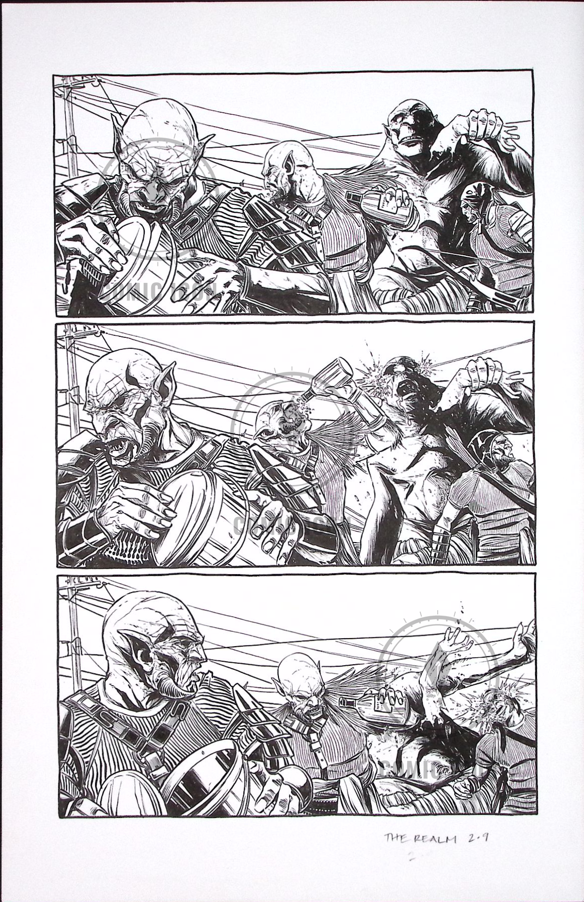 The Realm #2 — Page 9 — Jeremy Haun Original Art