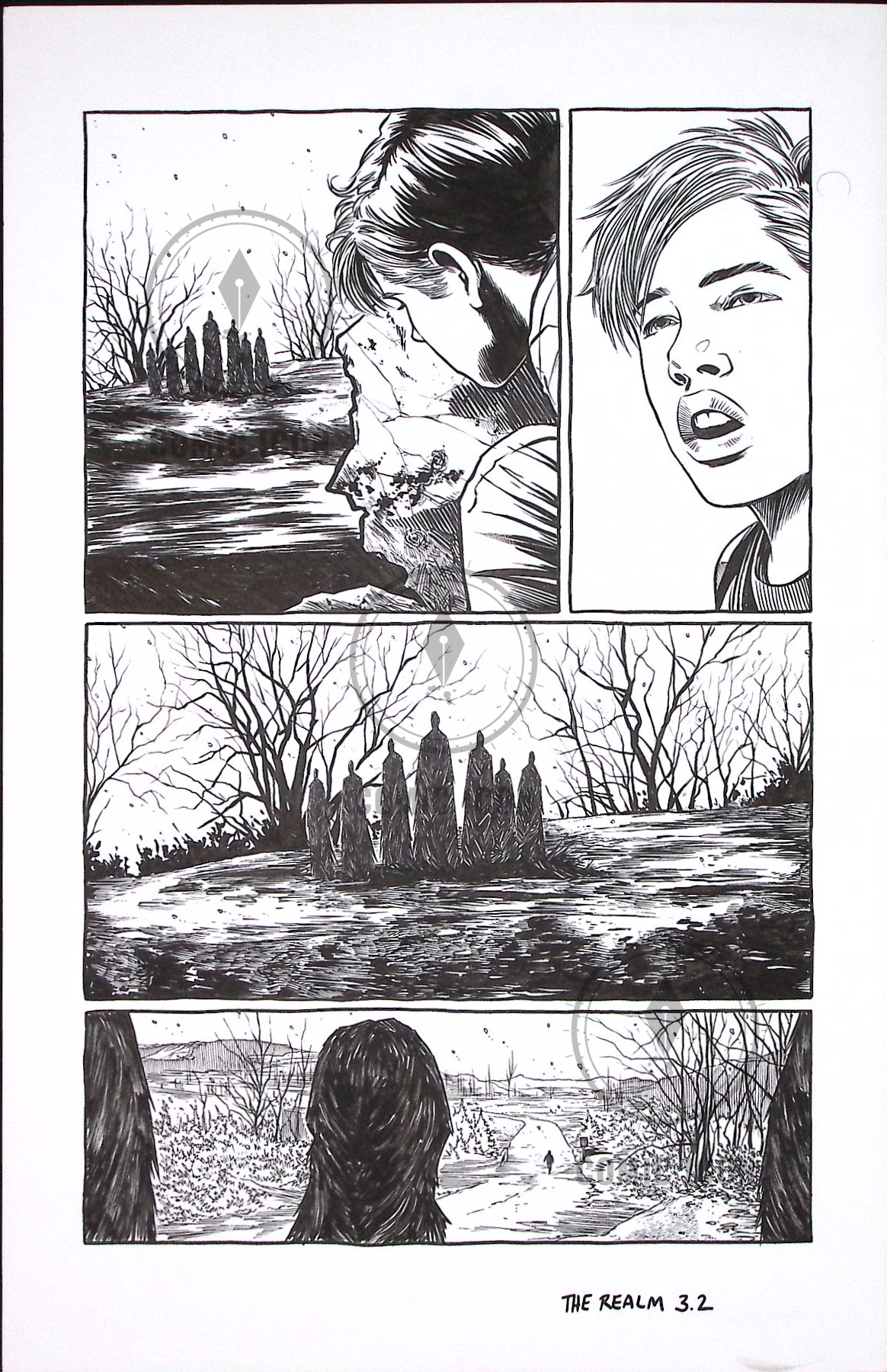 The Realm #3 — Page 2 — Jeremy Haun Original Art