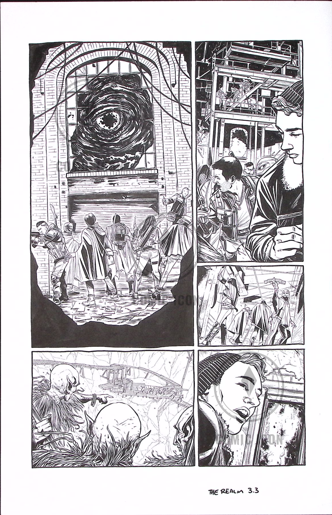 The Realm #3 — Page 3 — Jeremy Haun Original Art