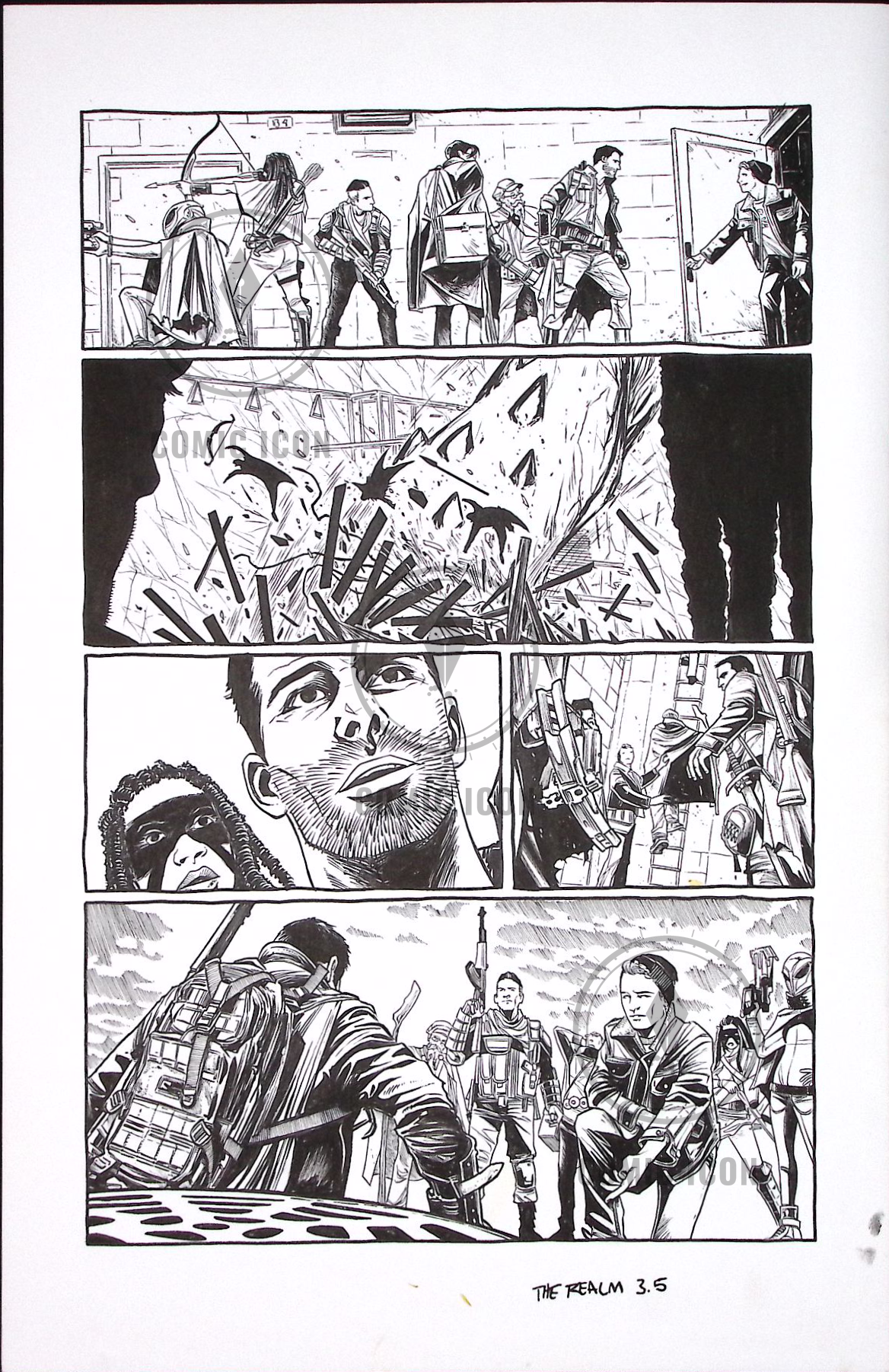 The Realm #3 — Page 5 — Jeremy Haun Original Art
