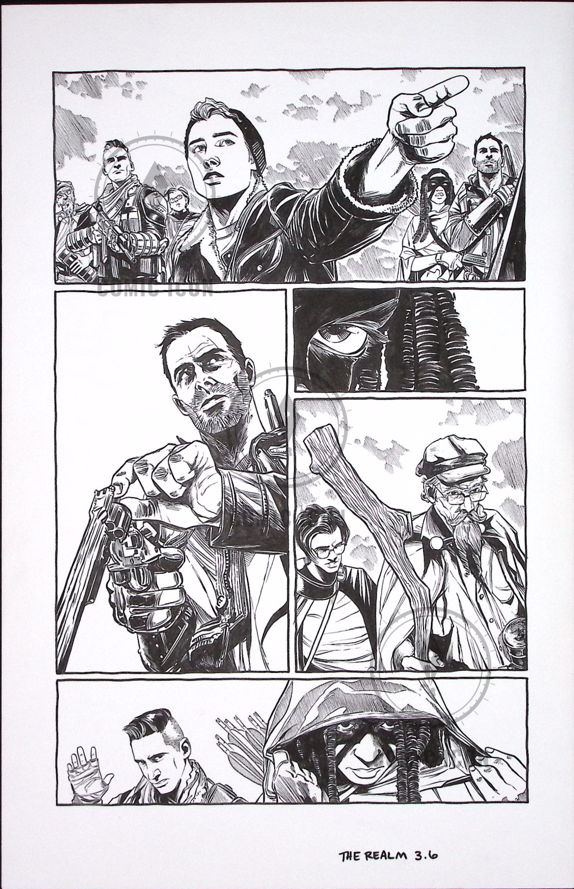 The Realm #3 — Page 6 — Jeremy Haun Original Art