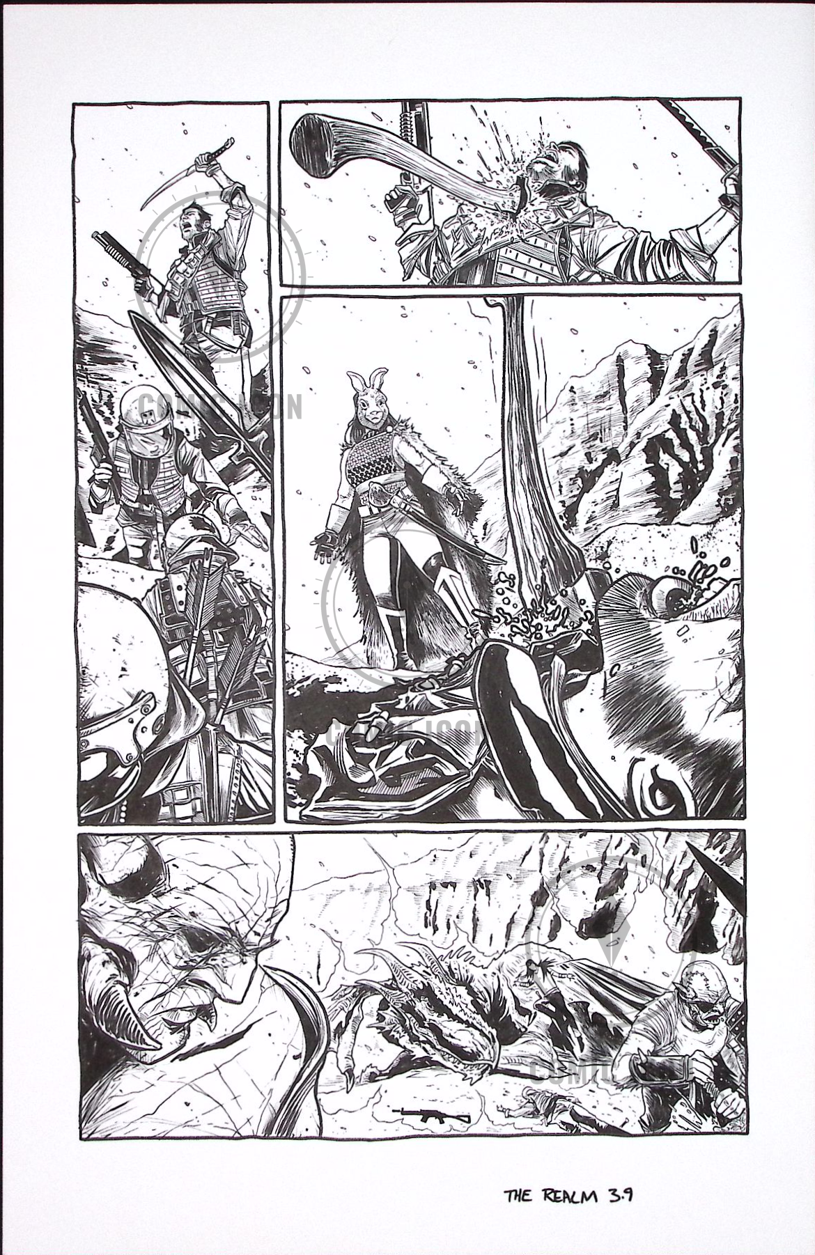 The Realm #3 — Page 9 — Jeremy Haun Original Art