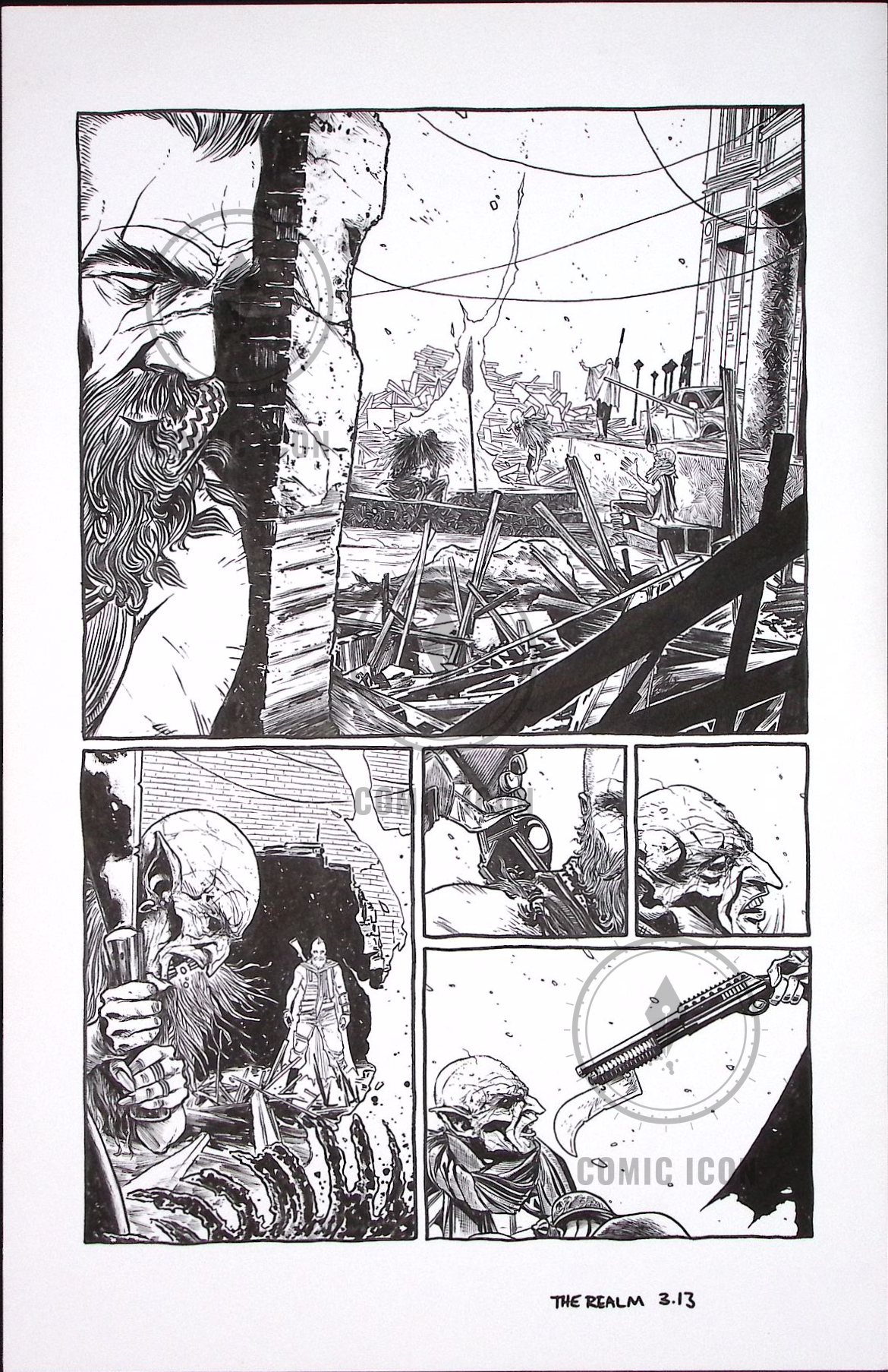 The Realm #3 — Page 13 — Jeremy Haun Original Art