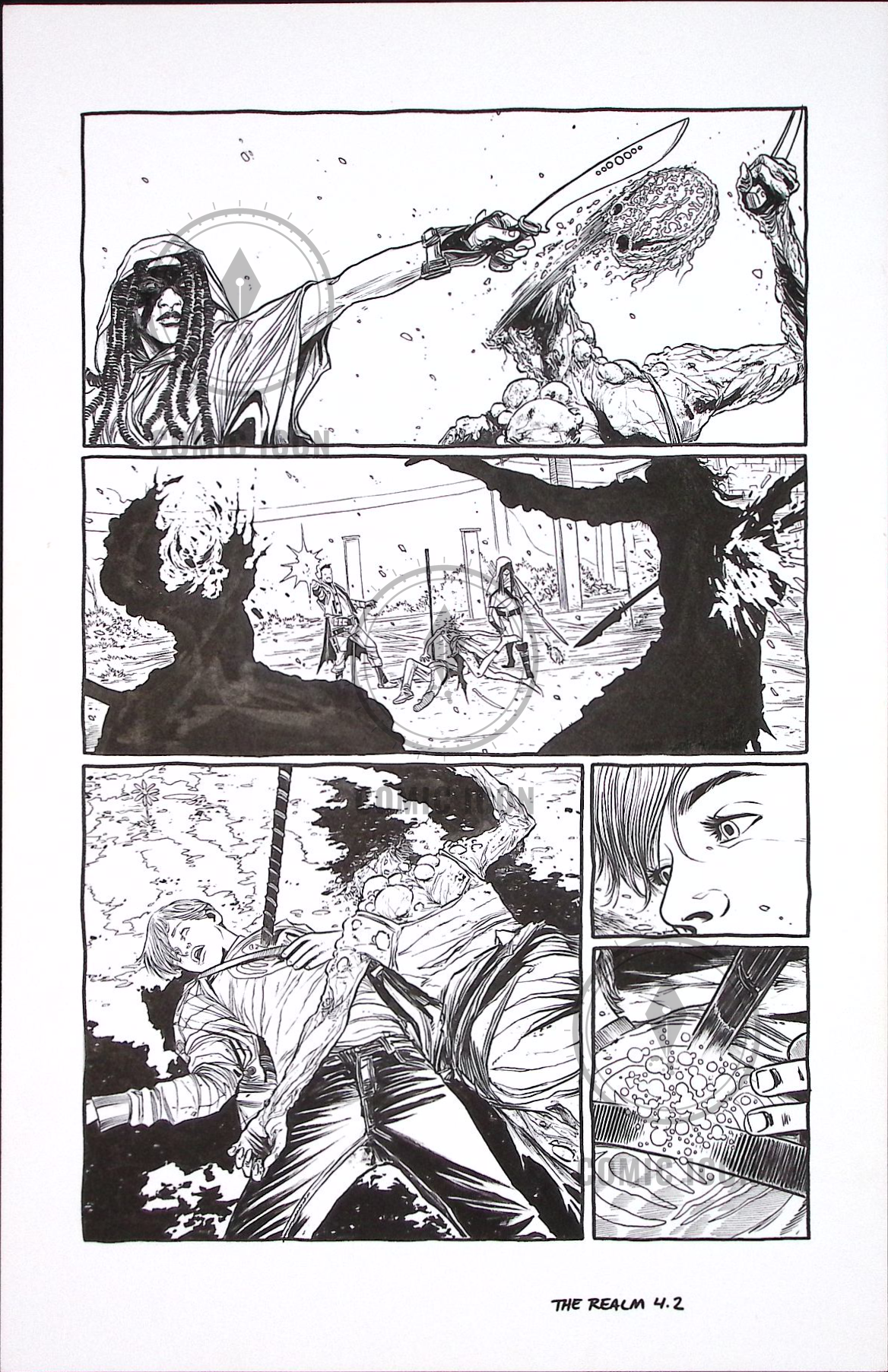 The Realm #4 — Page 2 — Jeremy Haun Original Art
