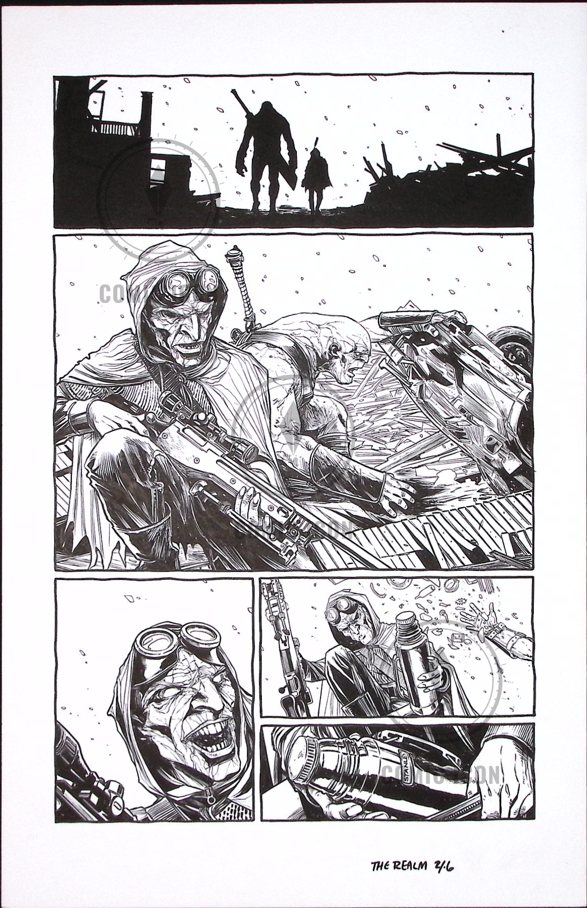 The Realm #4 — Page 6 — Jeremy Haun Original Art