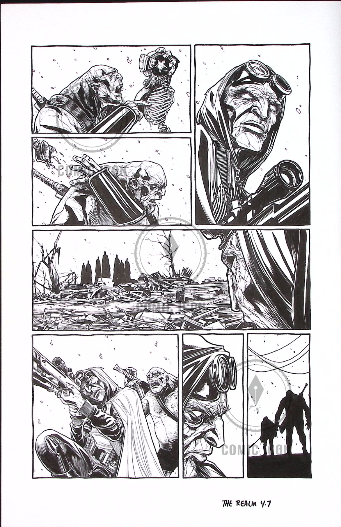 The Realm #4 — Page 7 — Jeremy Haun Original Art