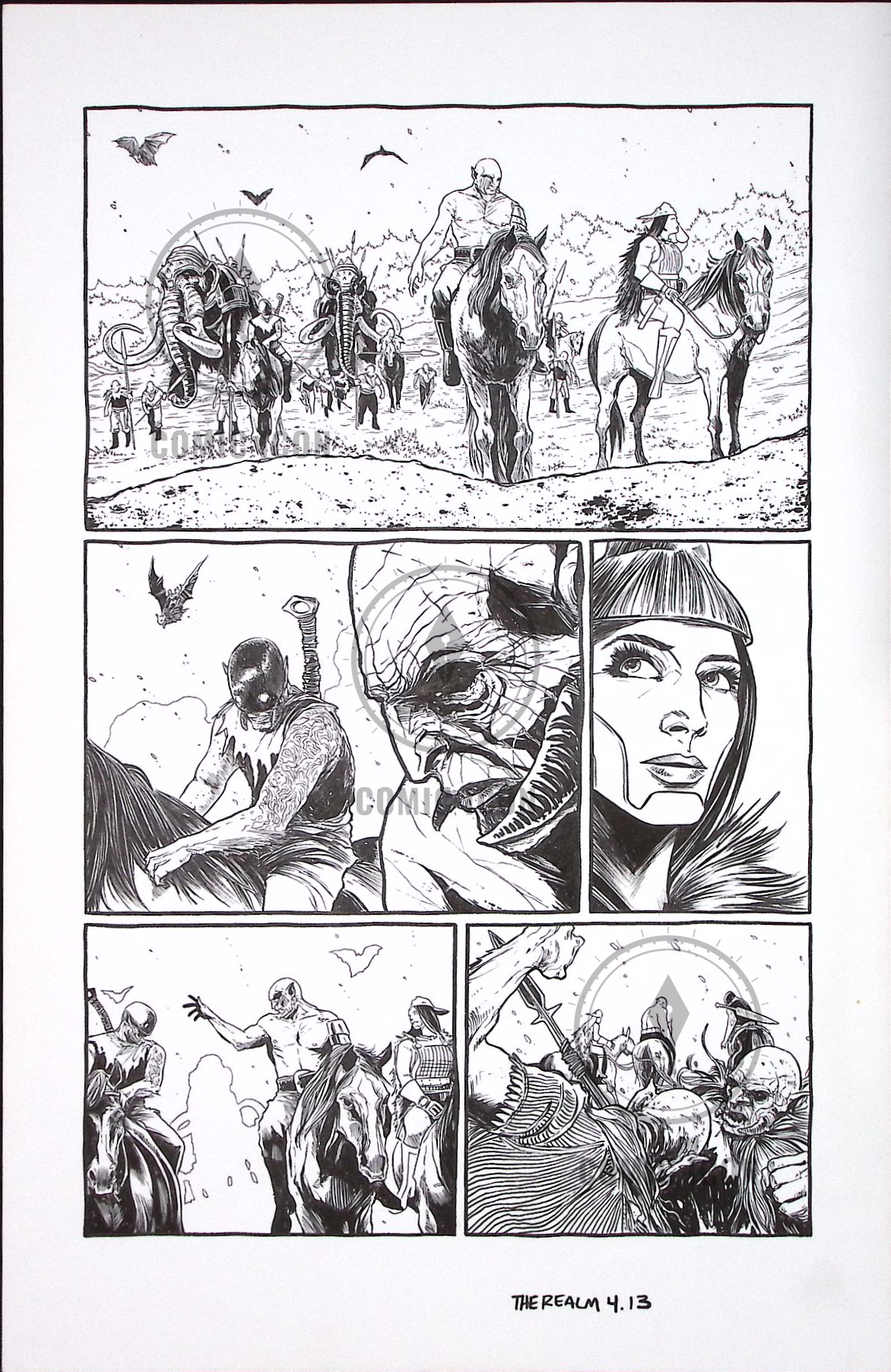 The Realm #4 — Page 13 — Jeremy Haun Original Art