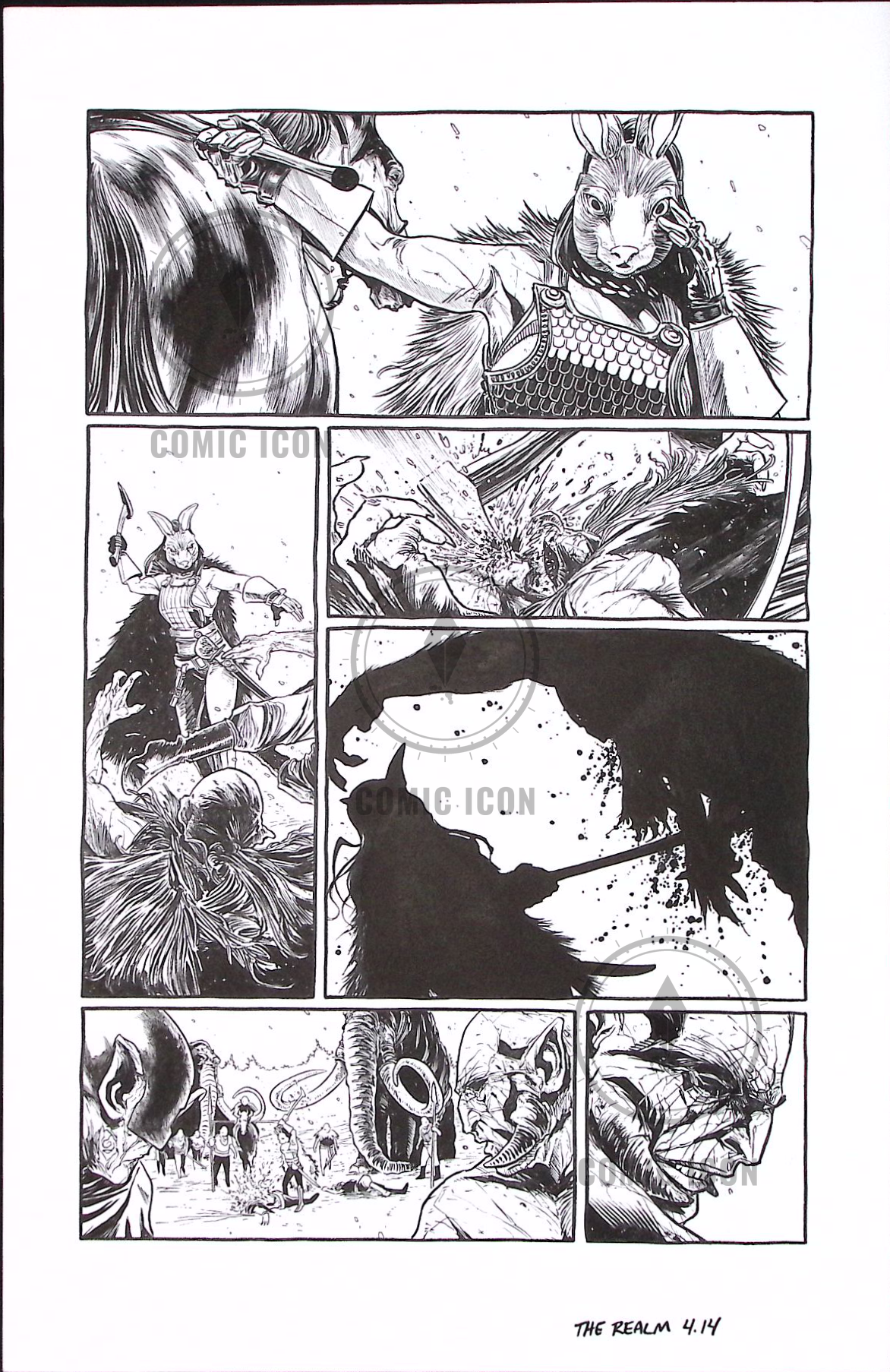 The Realm #4 — Page 14 — Jeremy Haun Original Art