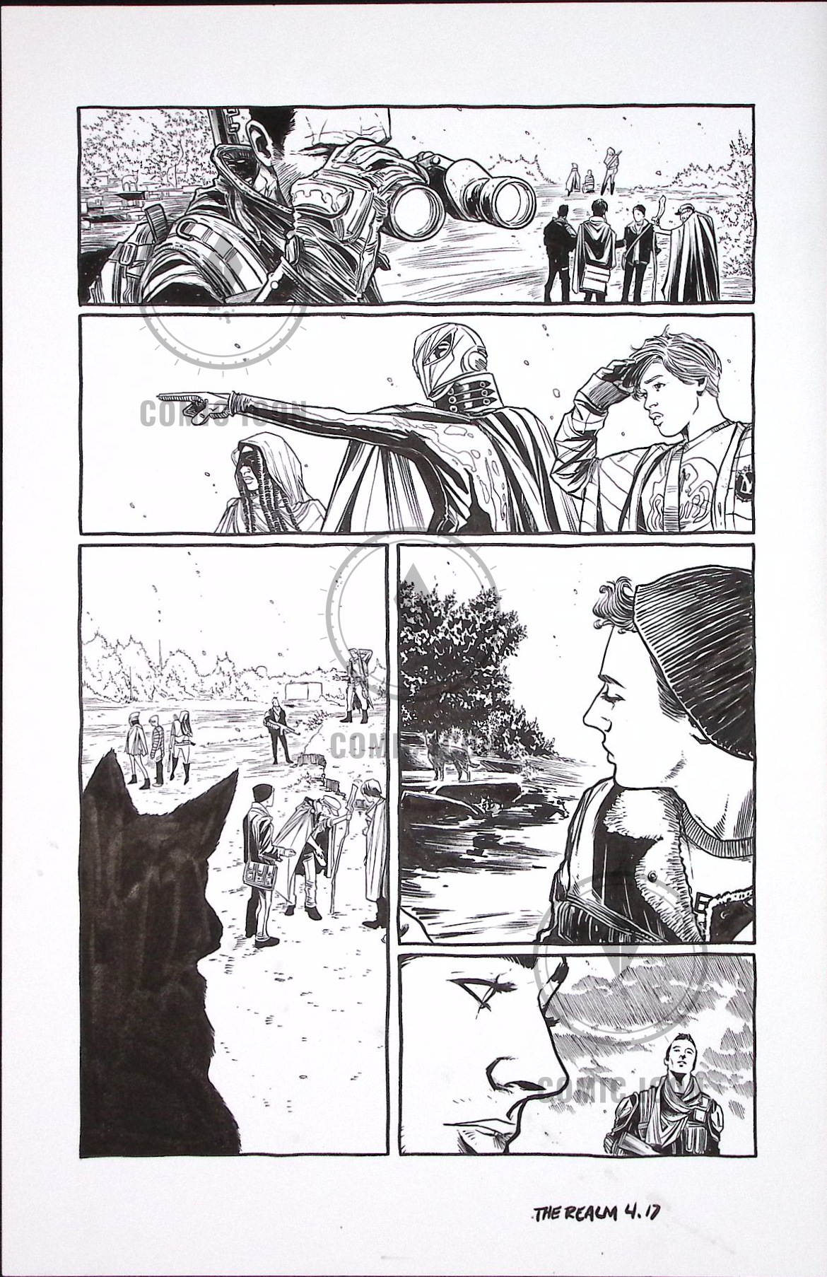 The Realm #4 — Page 17 — Jeremy Haun Original Art