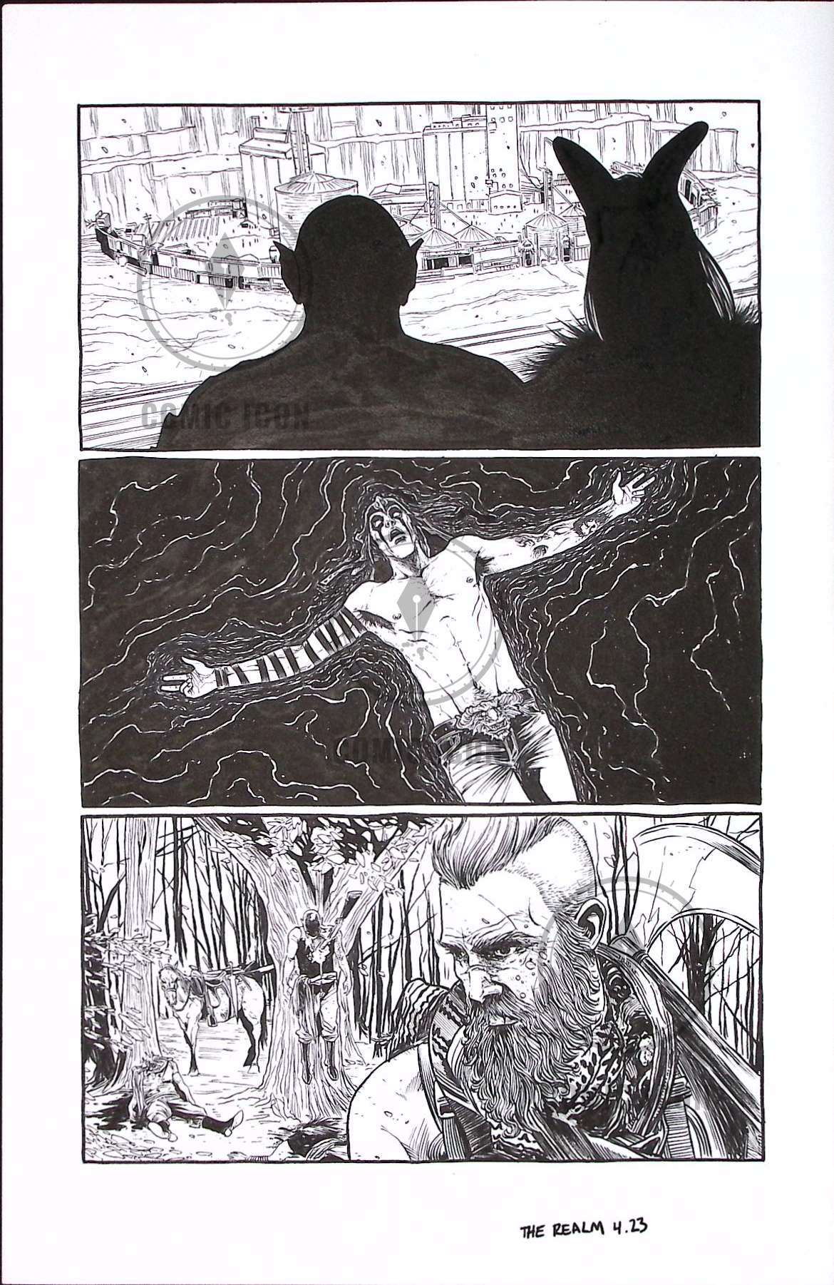 The Realm #4 — Page 23 — Jeremy Haun Original Art