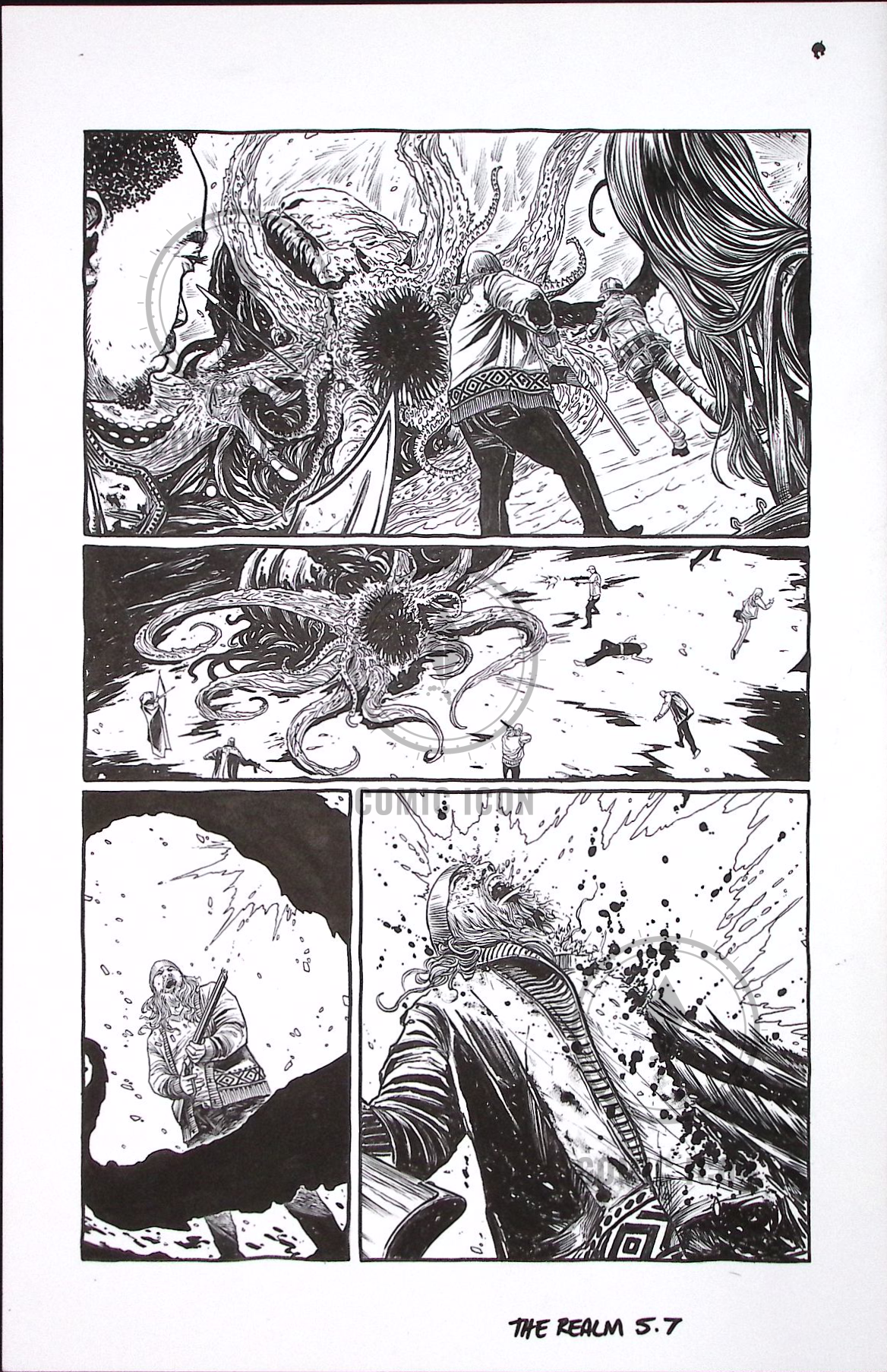 The Realm #5 — Page 7 — Jeremy Haun Original Art