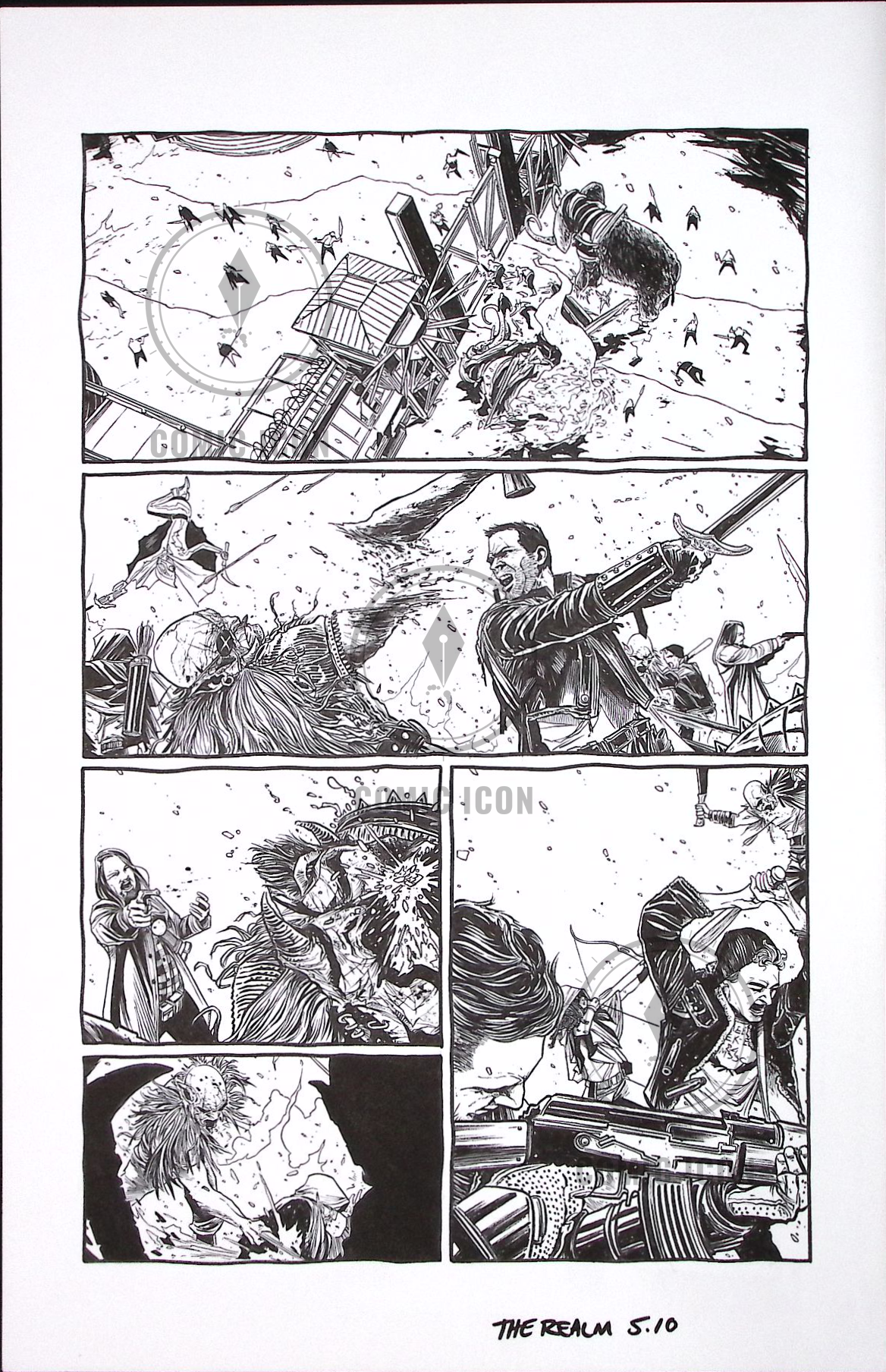 The Realm #5 — Page 10 — Jeremy Haun Original Art