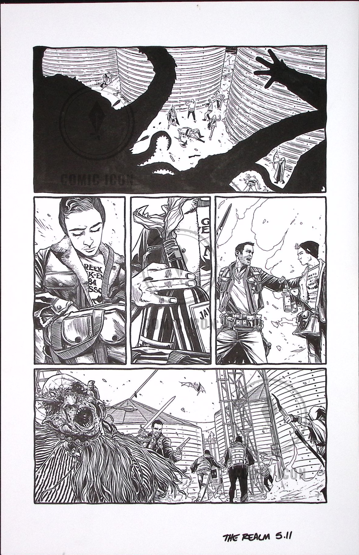 The Realm #5 — Page 11 — Jeremy Haun Original Art