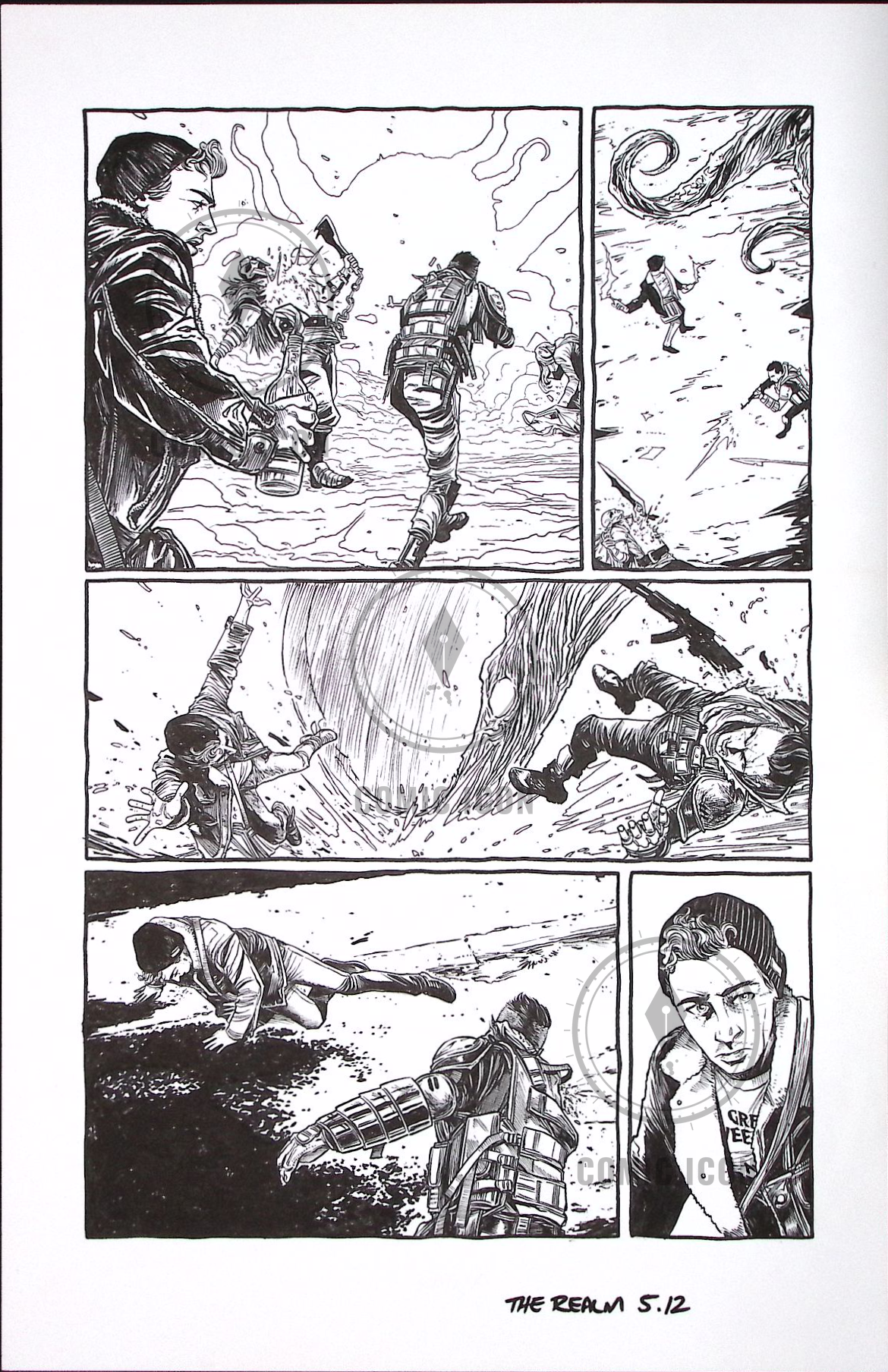 The Realm #5 — Page 12 — Jeremy Haun Original Art