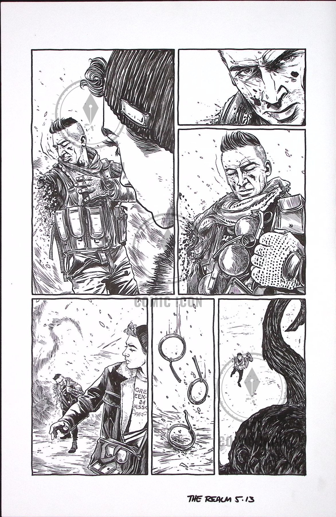 The Realm #5 — Page 13 — Jeremy Haun Original Art