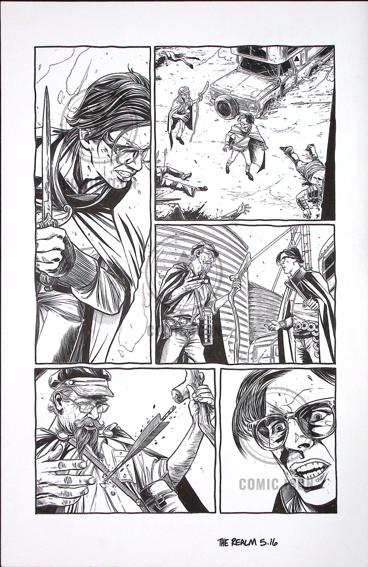 The Realm #5 — Page 16 — Jeremy Haun Original Art