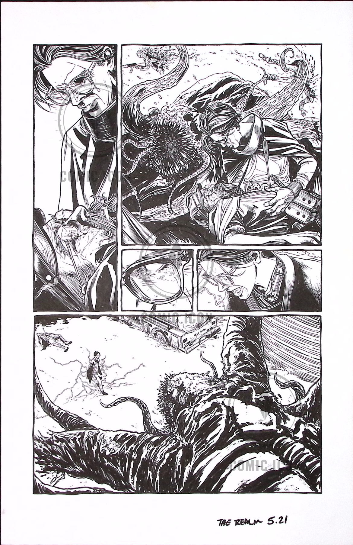 The Realm #5 — Page 21 — Jeremy Haun Original Art