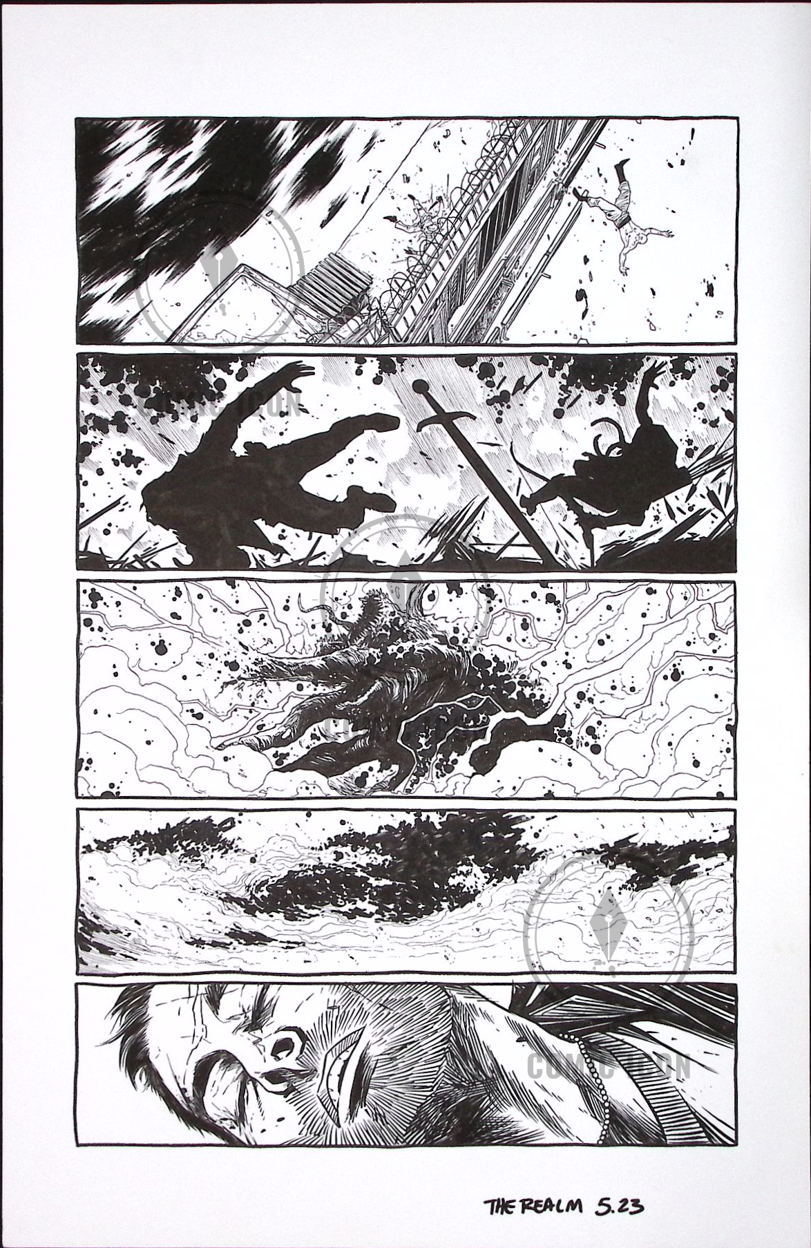 The Realm #5 — Page 23 — Jeremy Haun Original Art