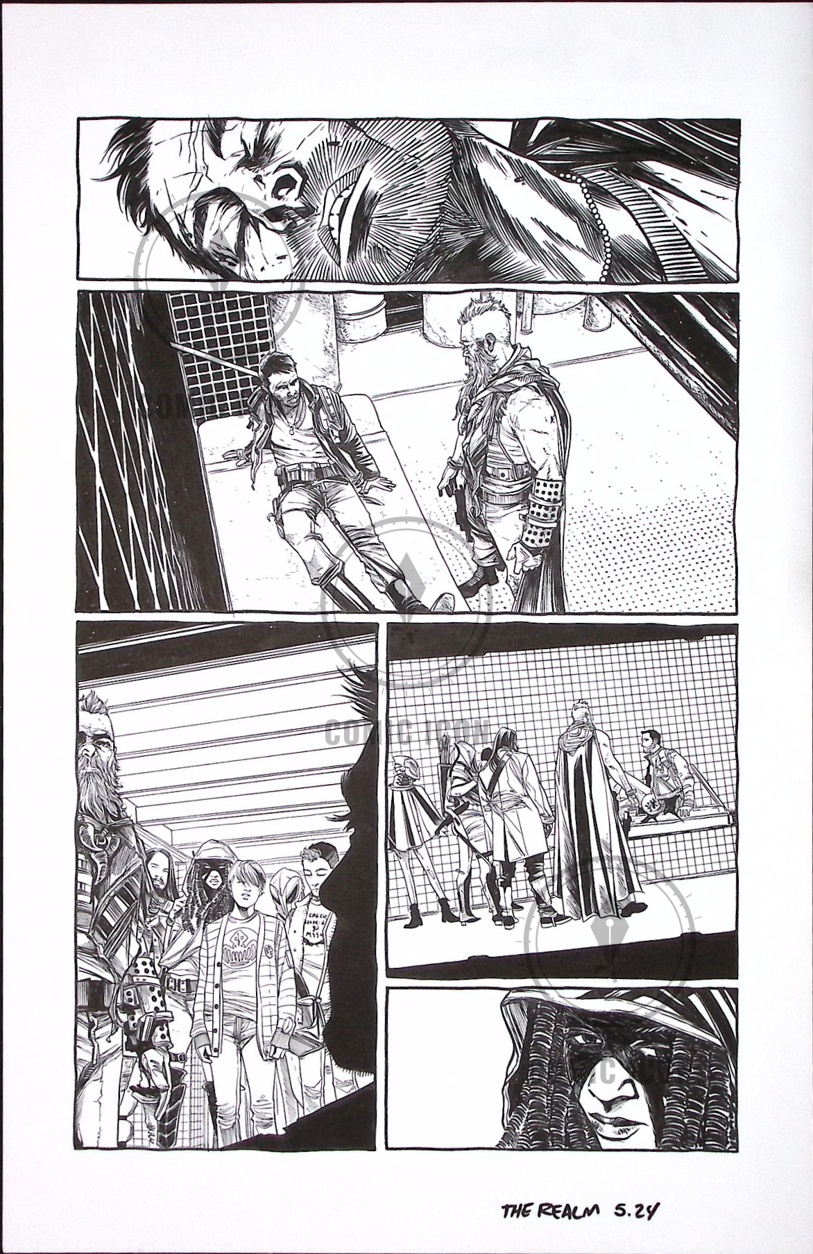 The Realm #5 — Page 24 — Jeremy Haun Original Art
