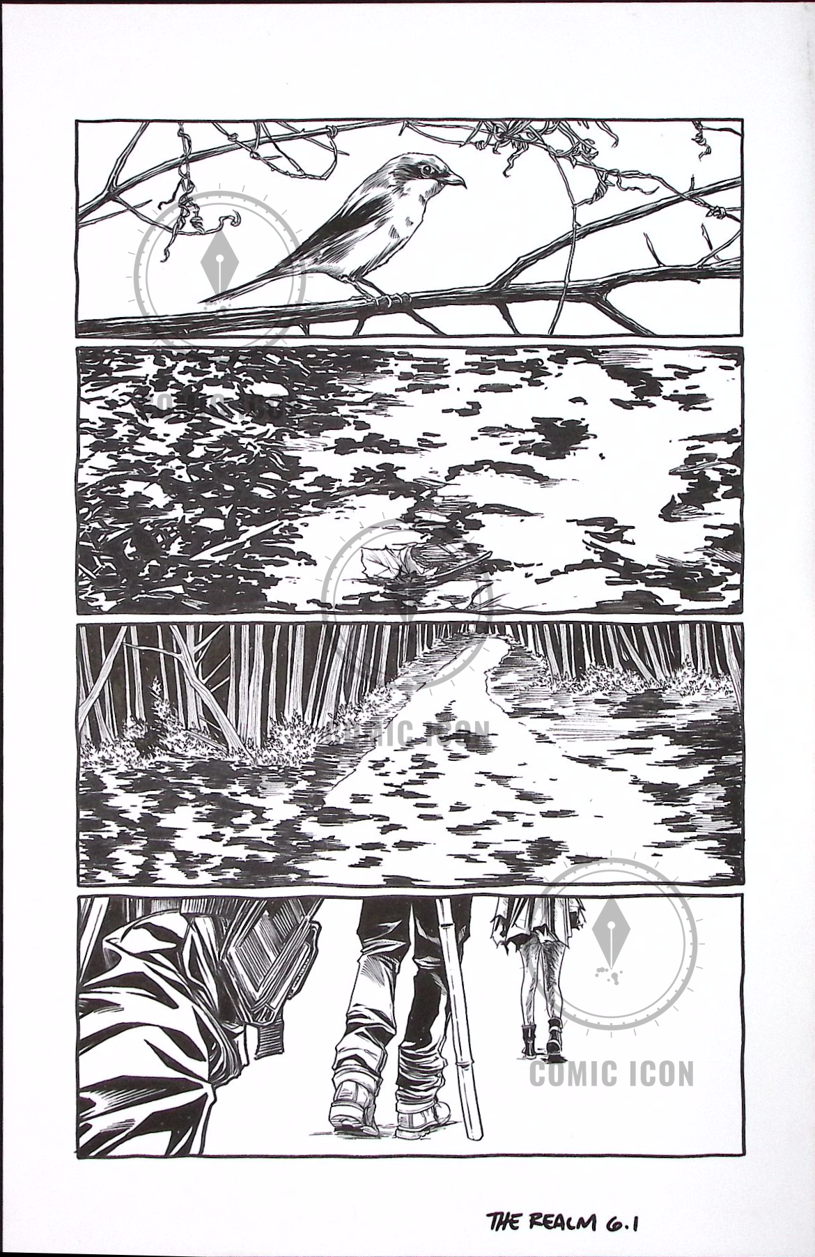 The Realm #6 — Page 1 — Jeremy Haun Original Art