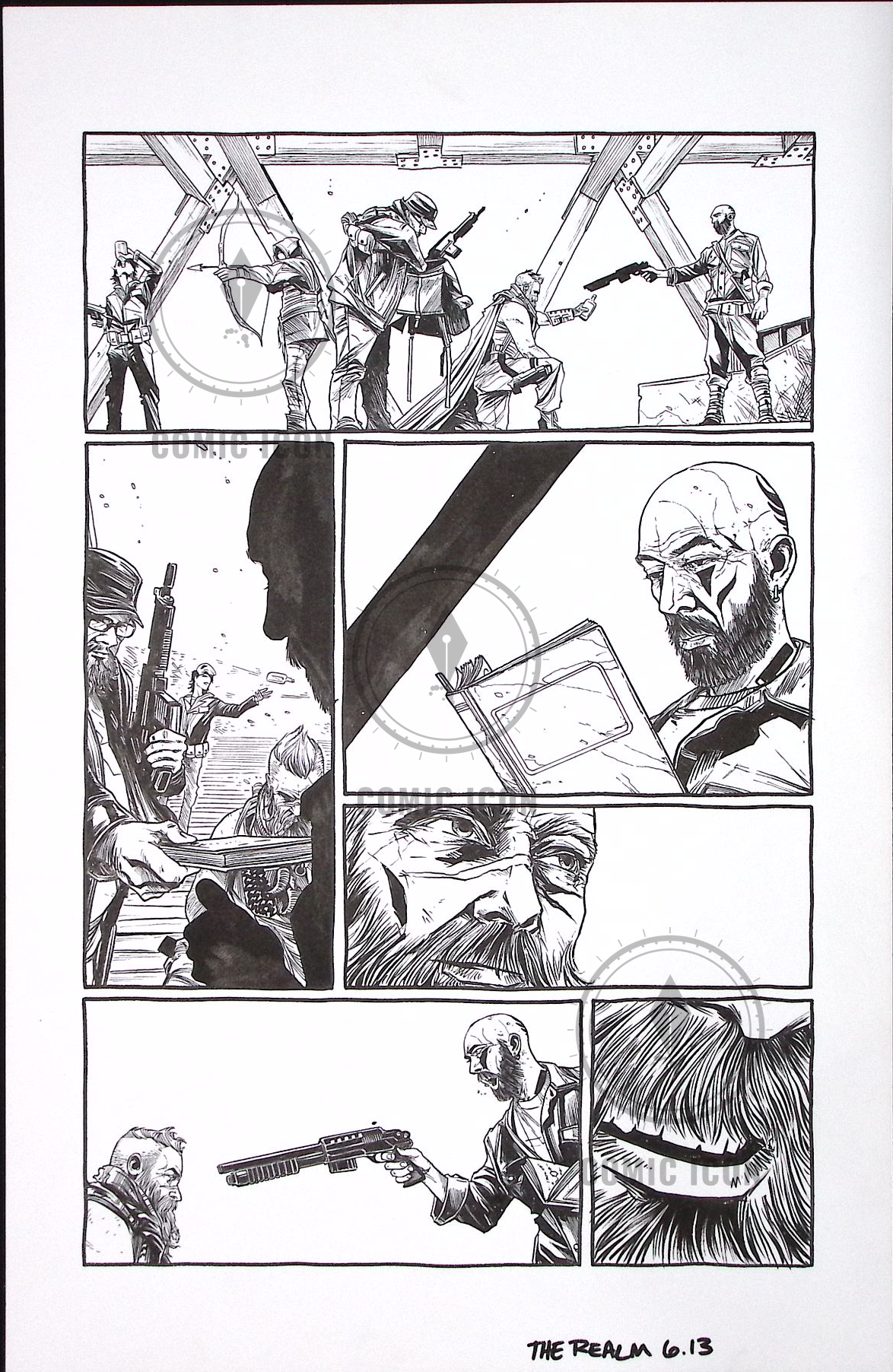 The Realm #6 — Page 13 — Jeremy Haun Original Art