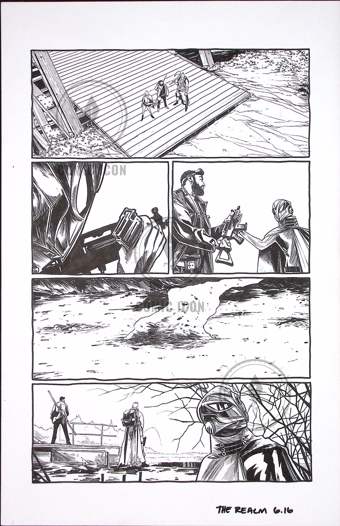 The Realm #6 — Page 16 — Jeremy Haun Original Art