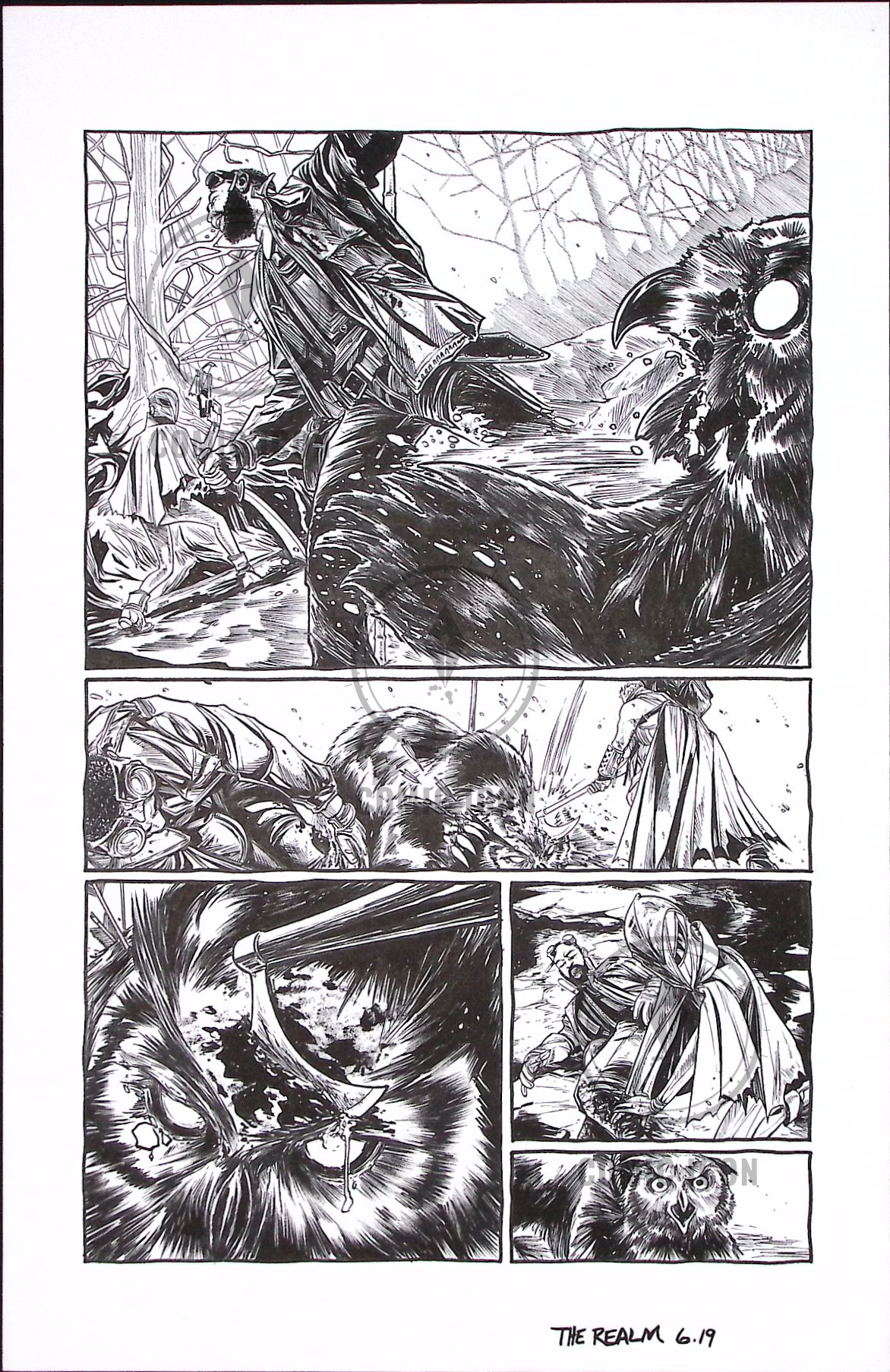 The Realm #6 — Page 19 — Jeremy Haun Original Art