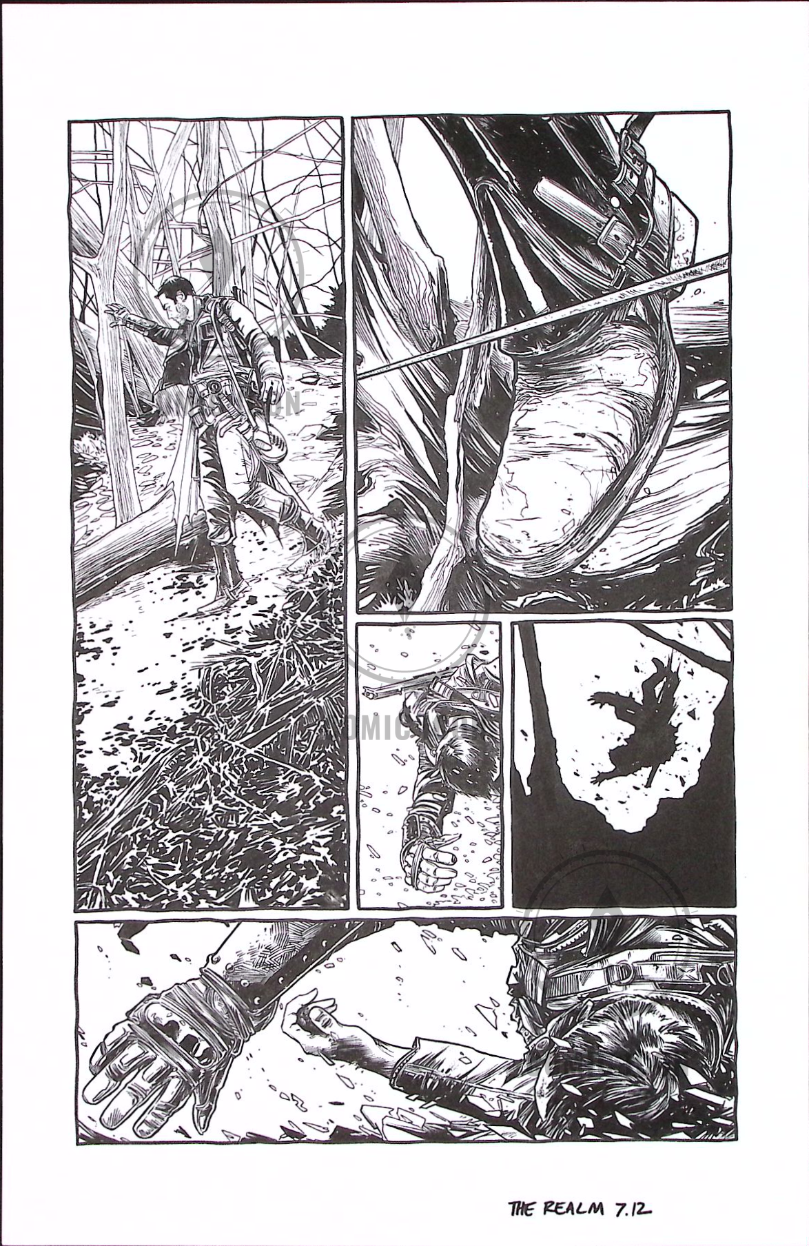 The Realm #7 — Page 12 — Jeremy Haun Original Art