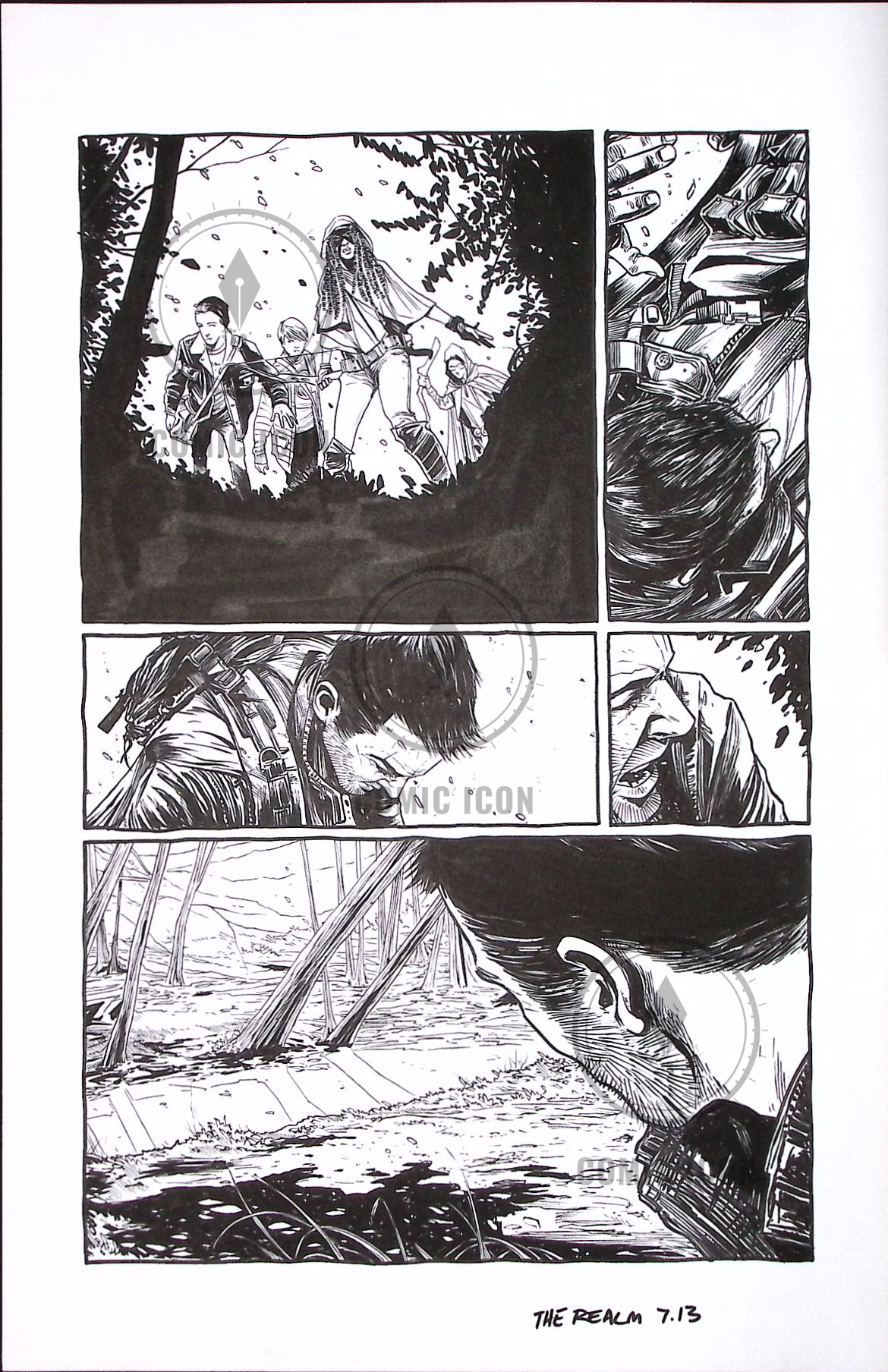 The Realm #7 — Page 13 — Jeremy Haun Original Art