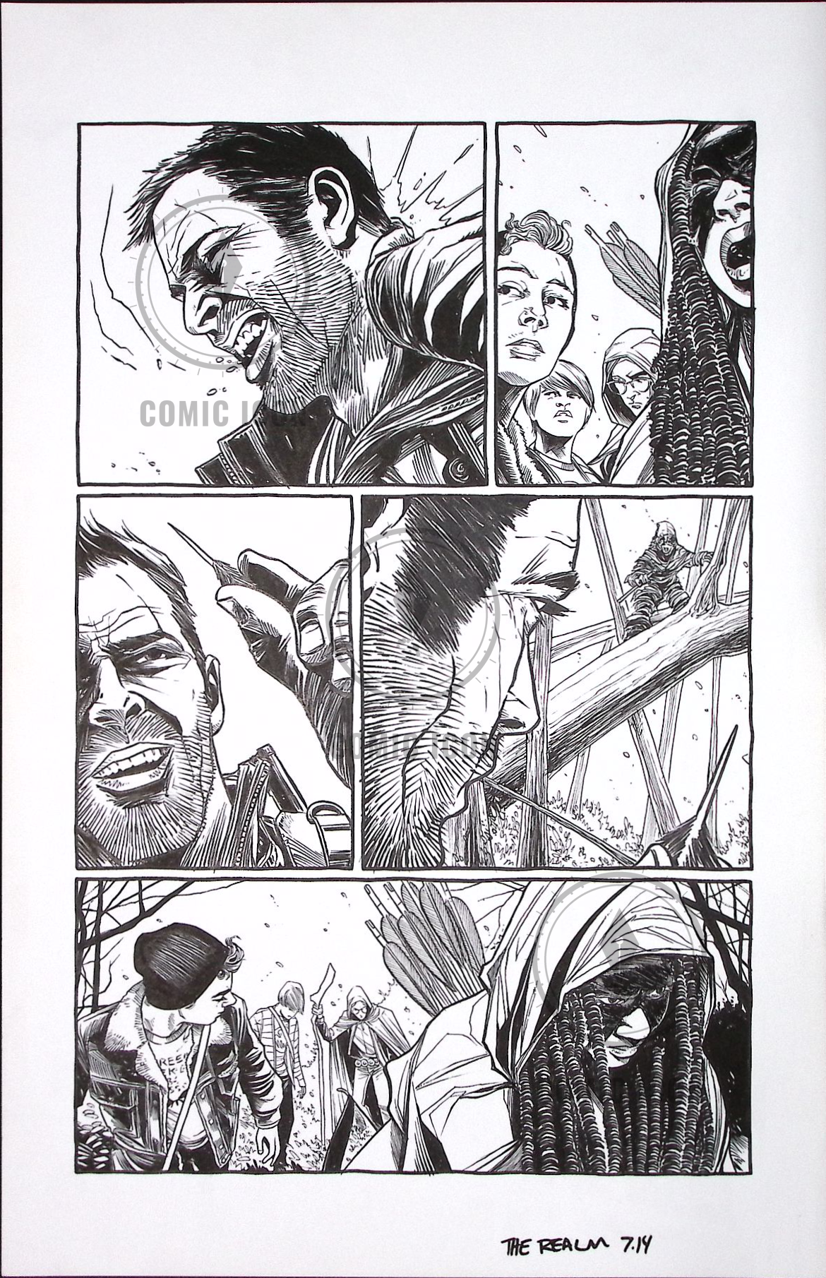 The Realm #7 — Page 14 — Jeremy Haun Original Art