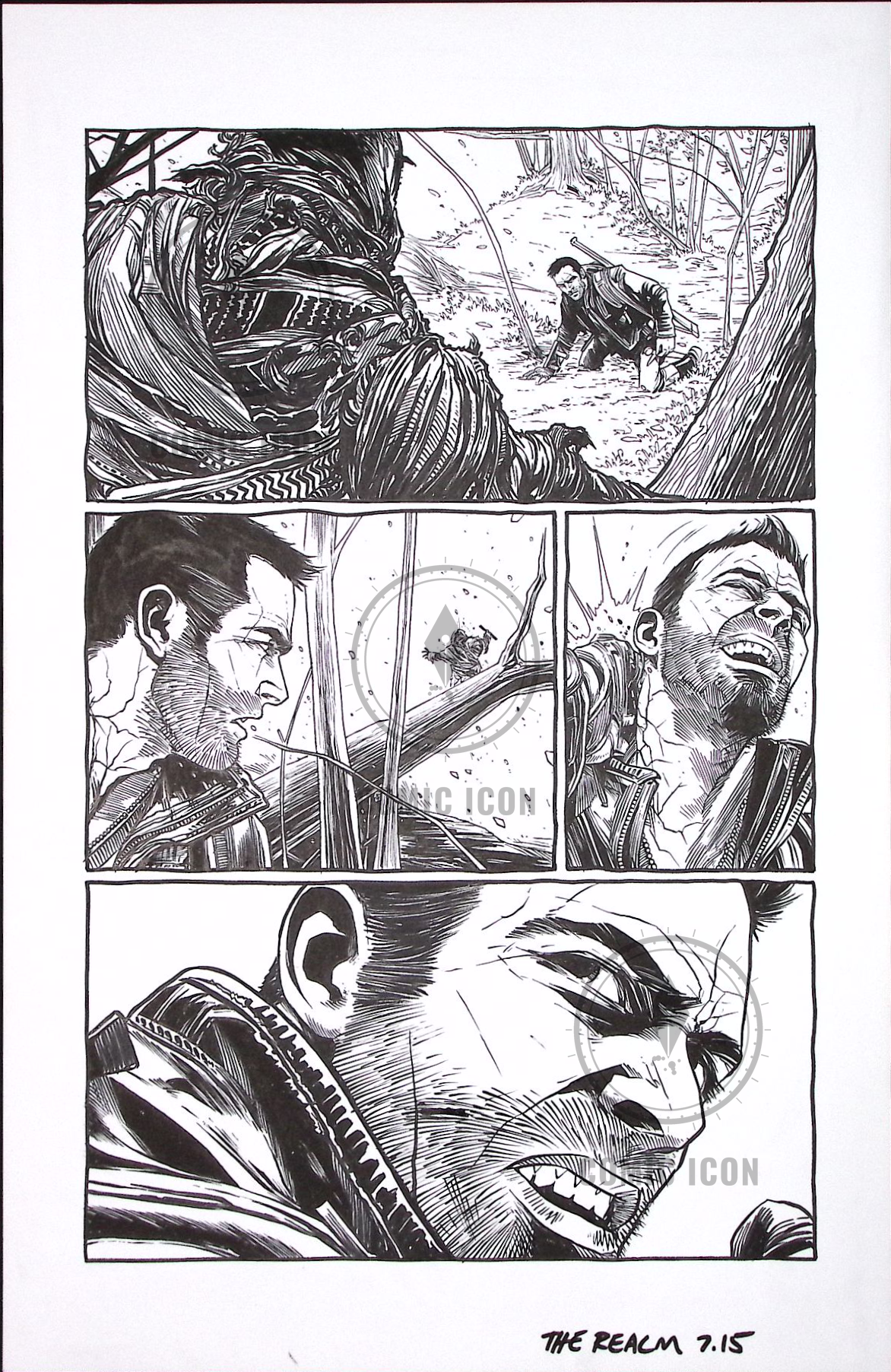 The Realm #7 — Page 15 — Jeremy Haun Original Art