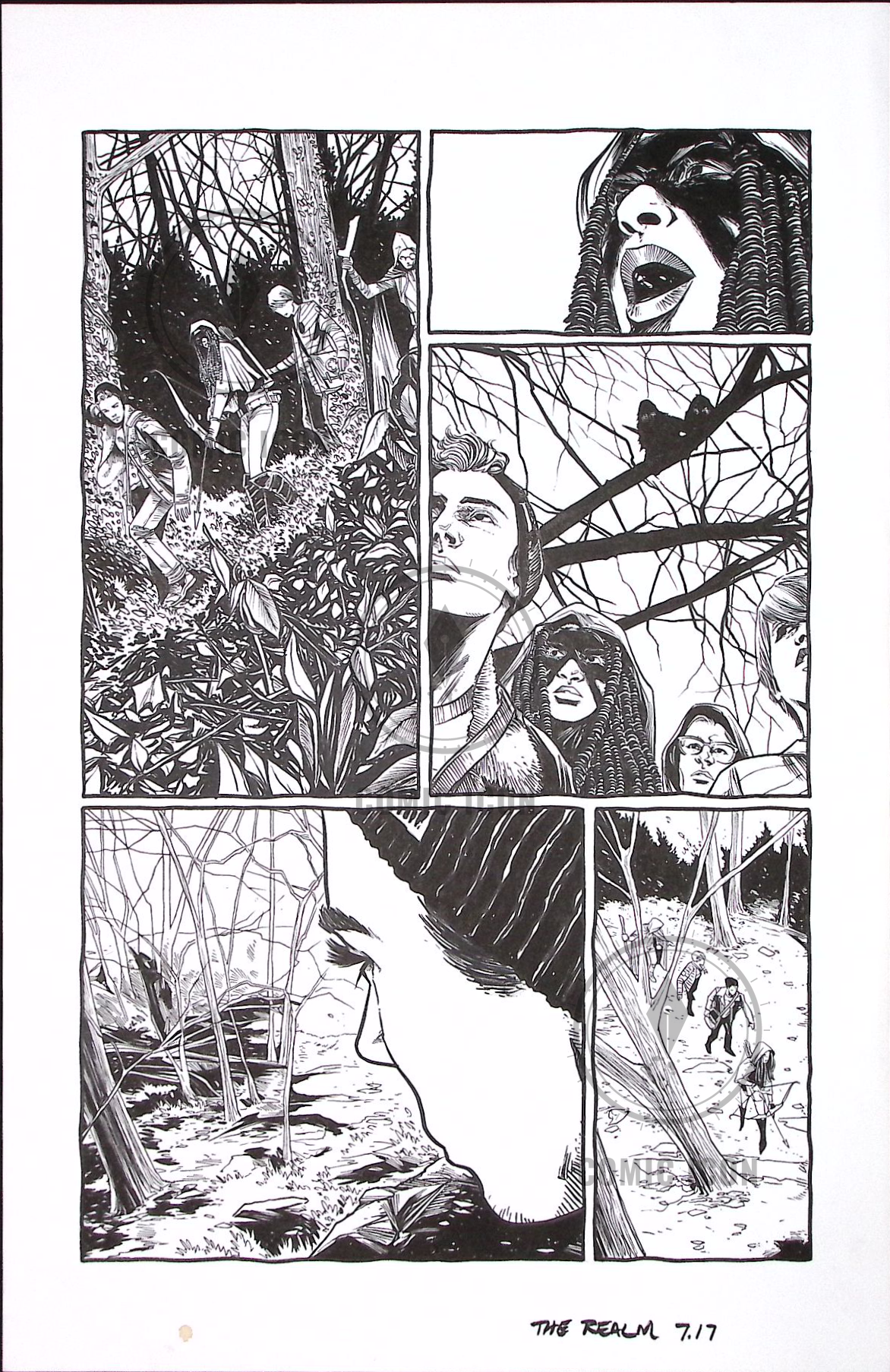 The Realm #7 — Page 17 — Jeremy Haun Original Art
