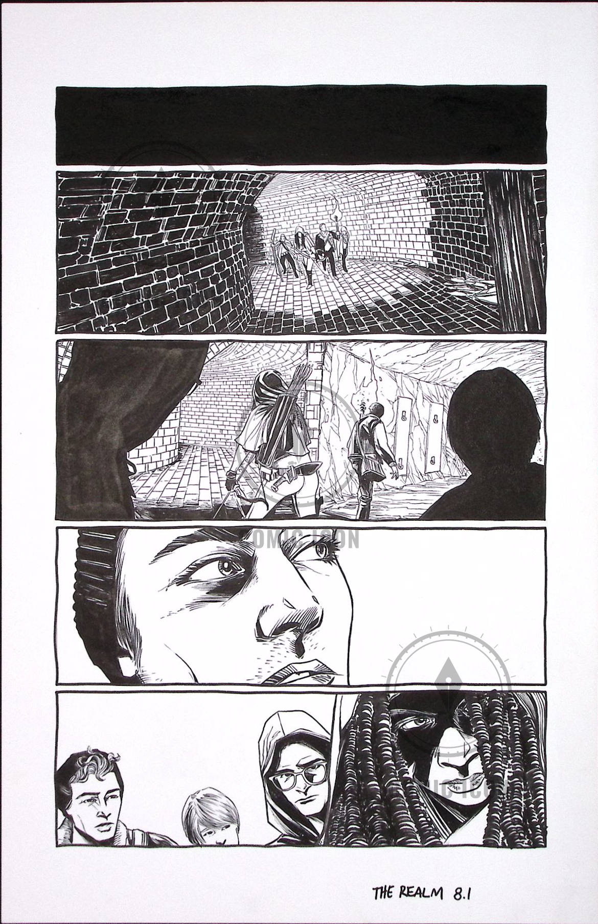 The Realm #8 — Page 1 — Jeremy Haun Original Art